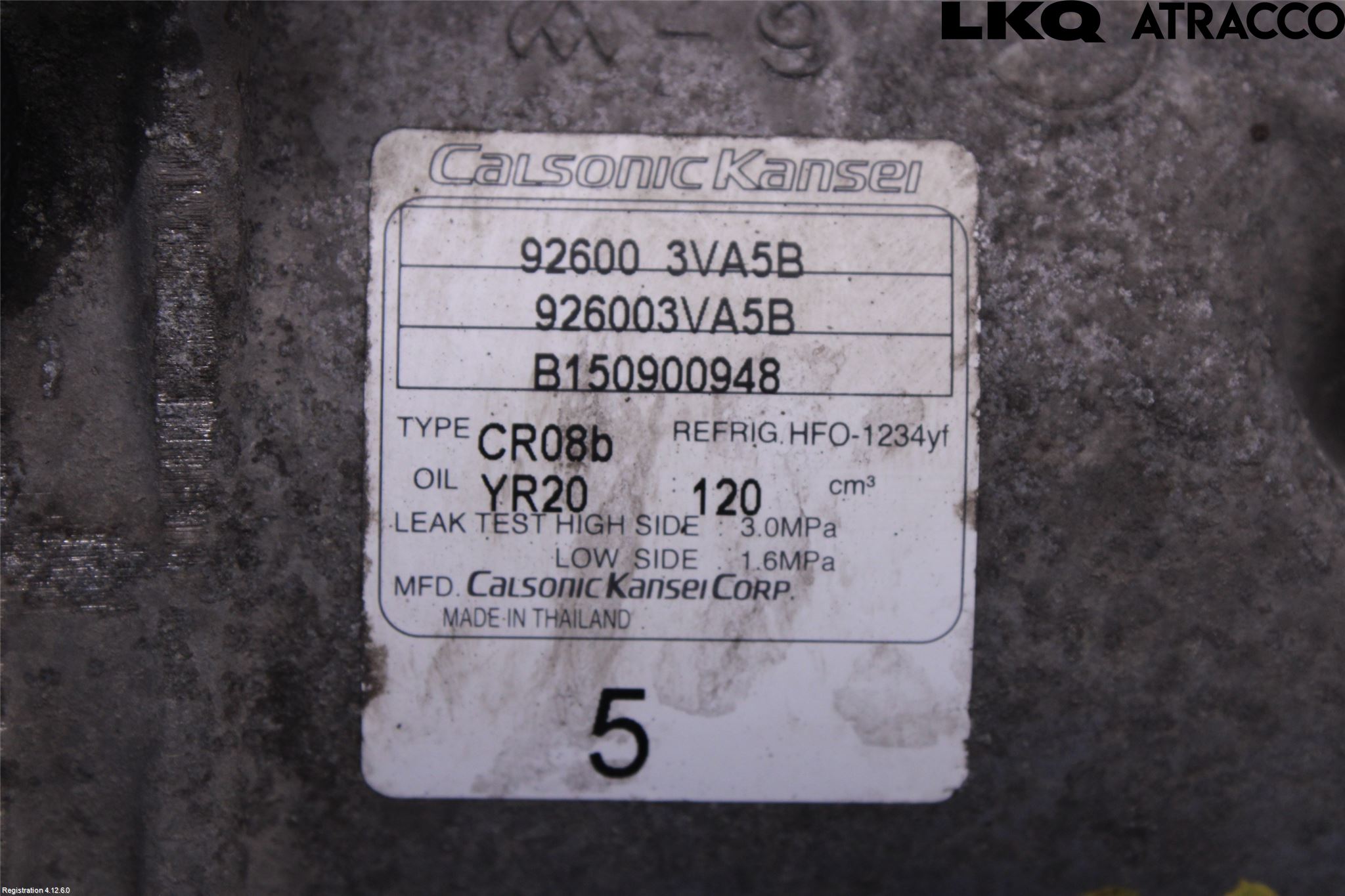 Nissan NOTE E12 14-20 Varme Ac Kompressor