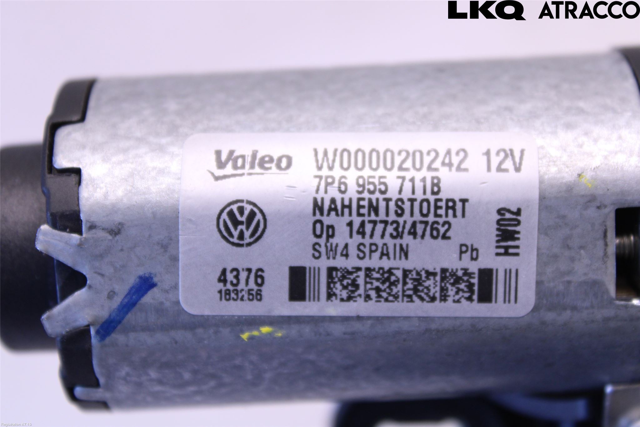Volkswagen VW TOUAREG 7P 11-18 Viskermotor Bakluke