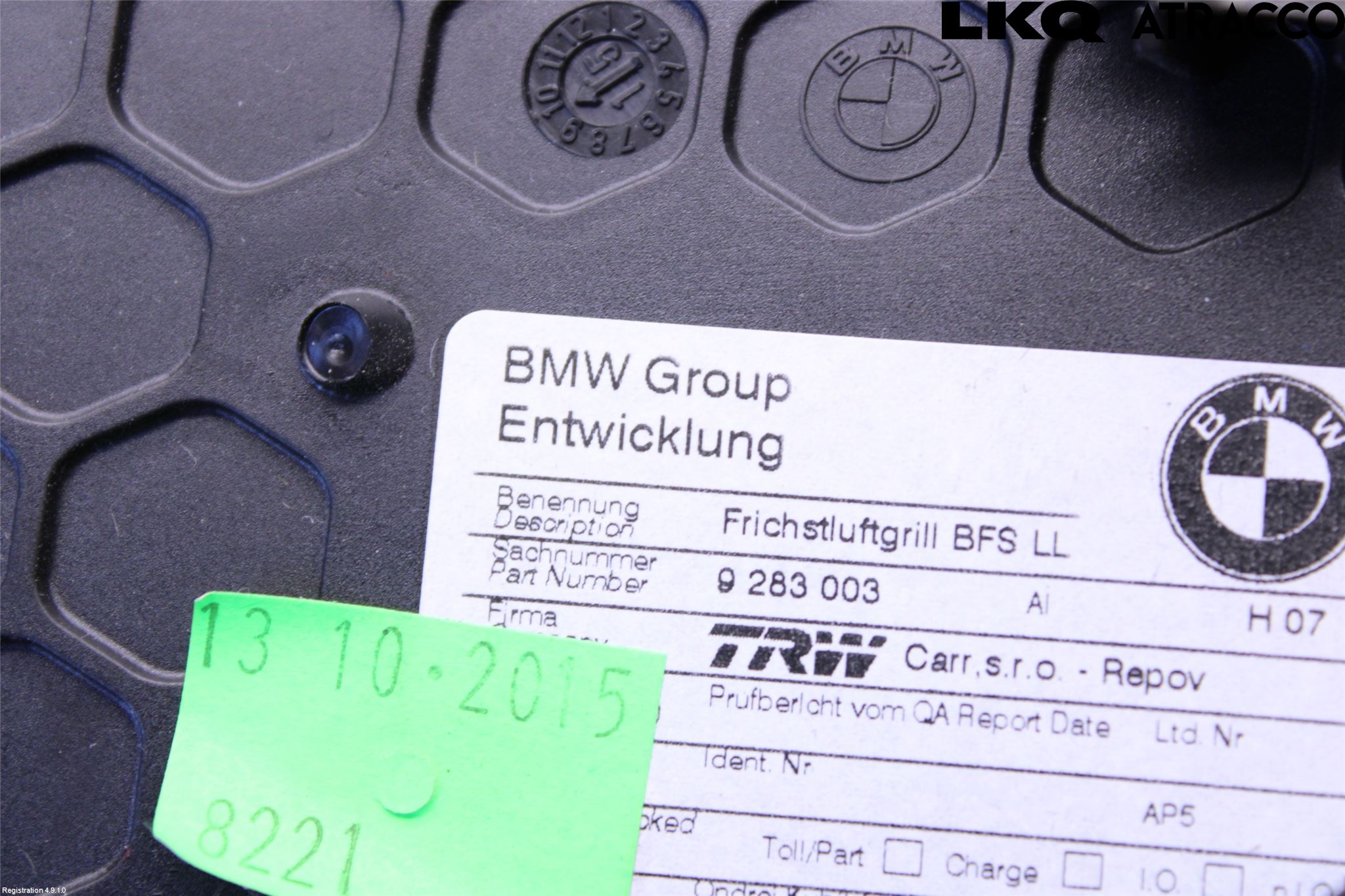 BMW i3 I01 13-22 Dashbord Kanal - Dyse