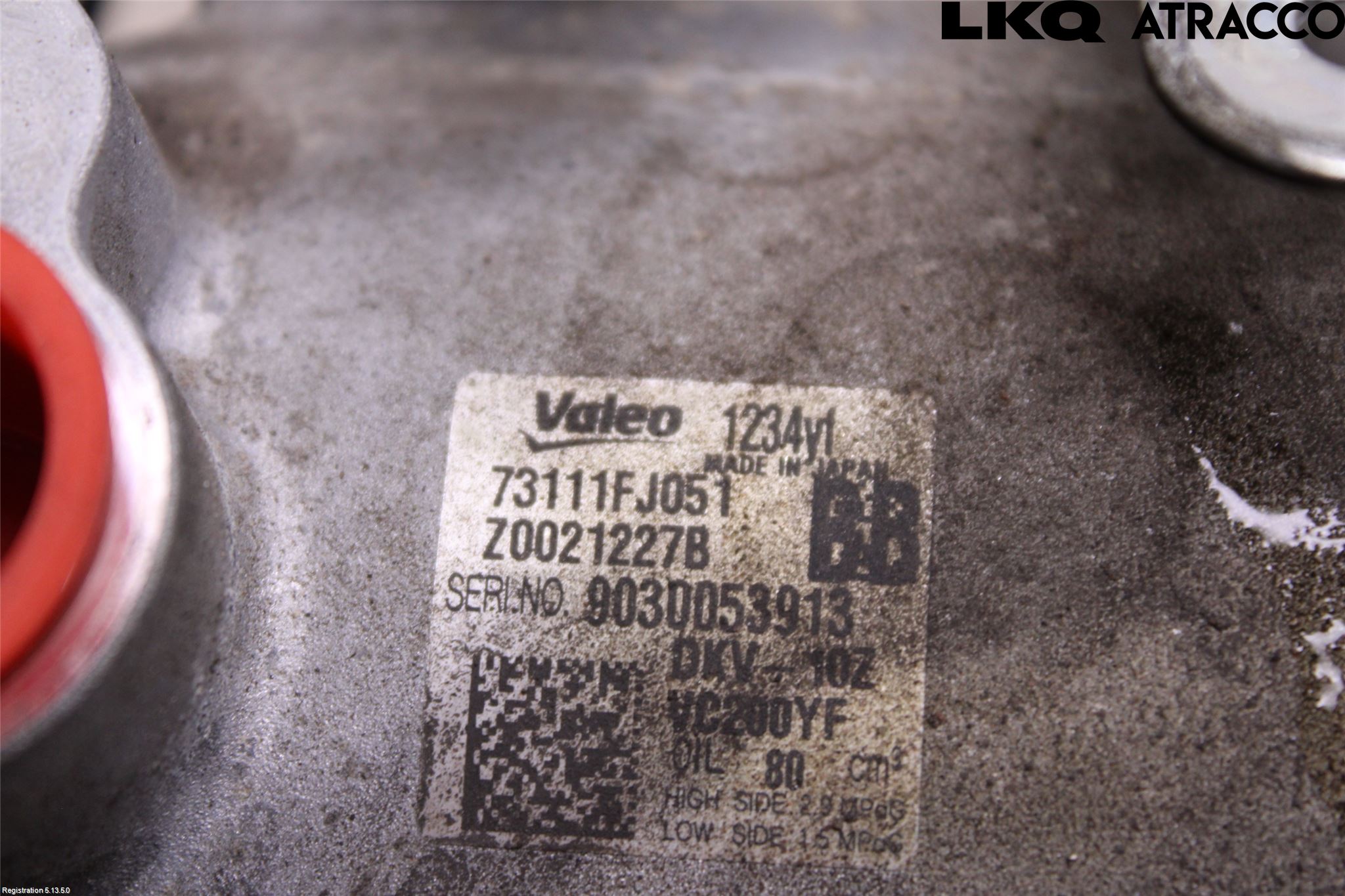 Subaru FORESTER SJ 13-18 Varme Ac Kompressor