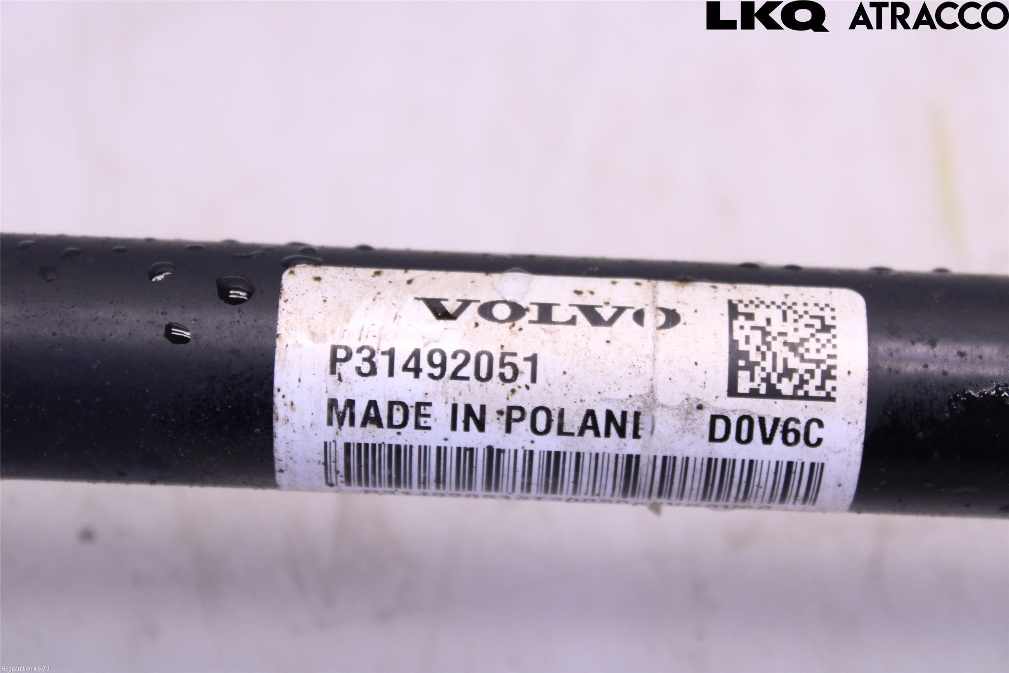 Volvo V60 CROSS COUNTRY 19- Drivaksel Bak Kompl Venstre