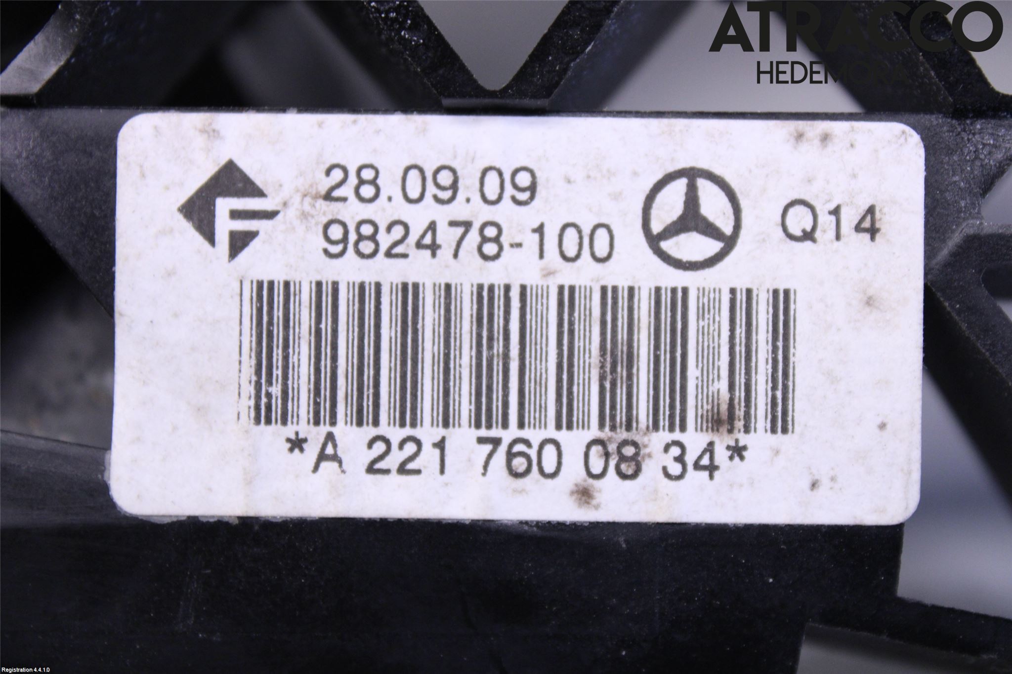 Mercedes-Benz MB S-KLASS (W221) 05-13 Dørhandtak Ytre Høyre