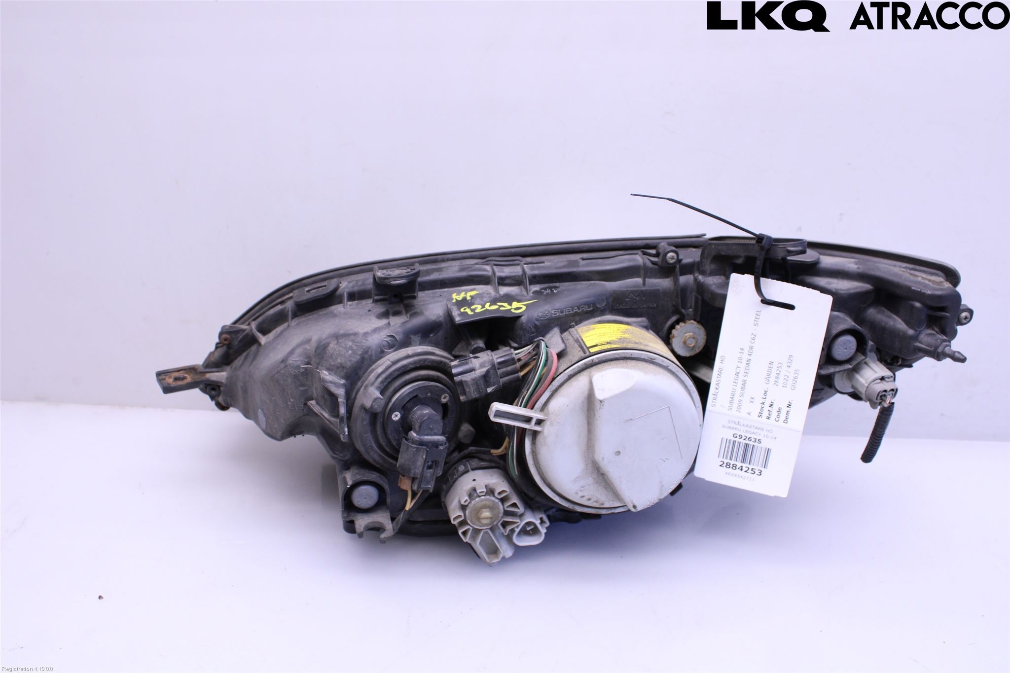 Subaru LEGACY 10-14 Frontlykt Høyre