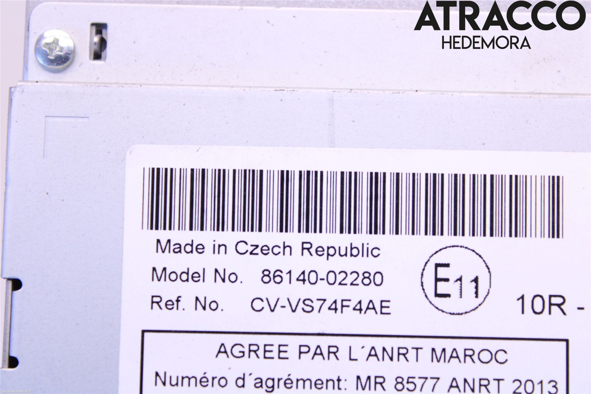 Toyota AURIS 13-19 Stereo Radio Med Cd