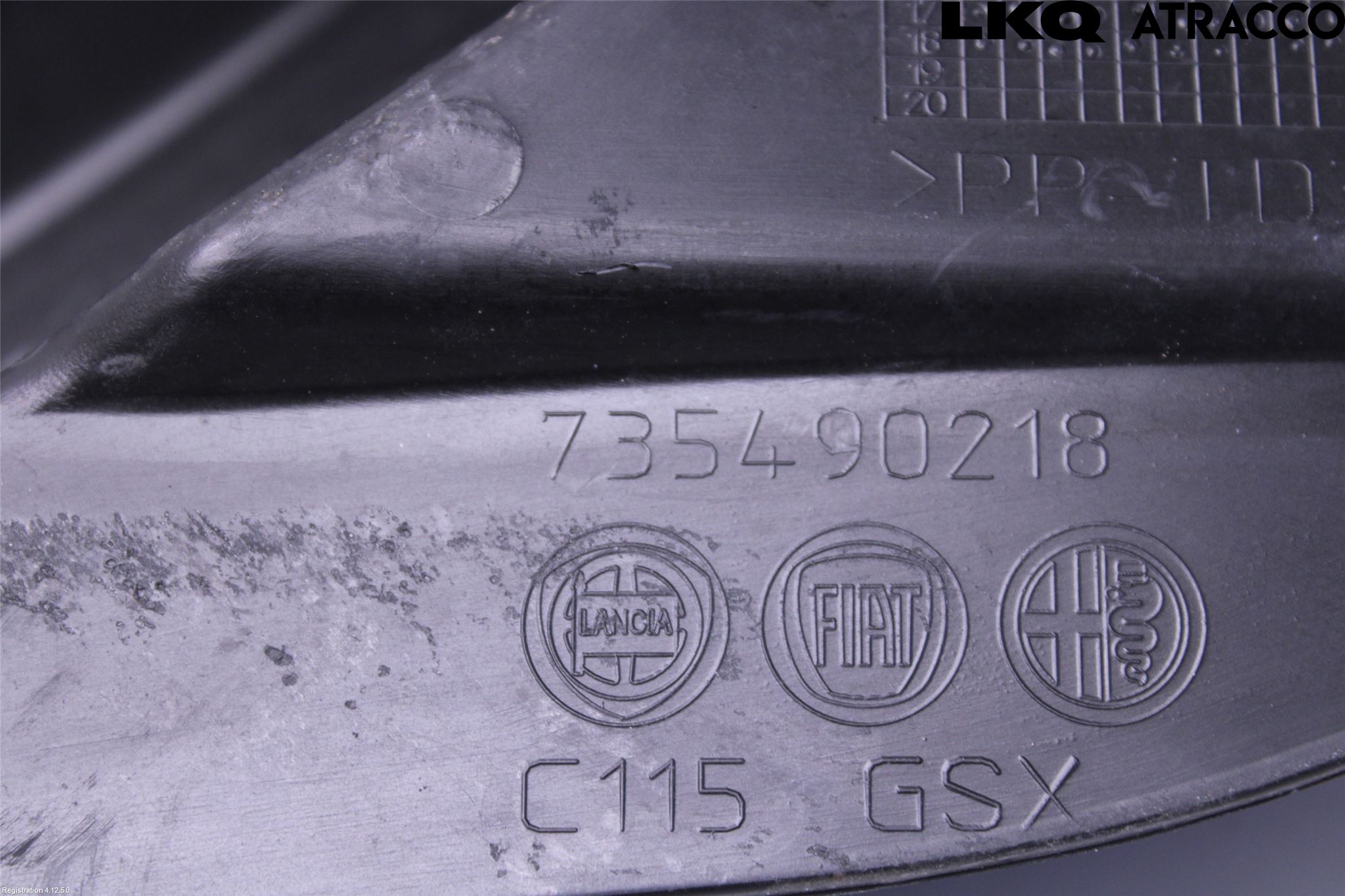 Fiat PANDA 12- Visker Deksel-Grill-Under Frr