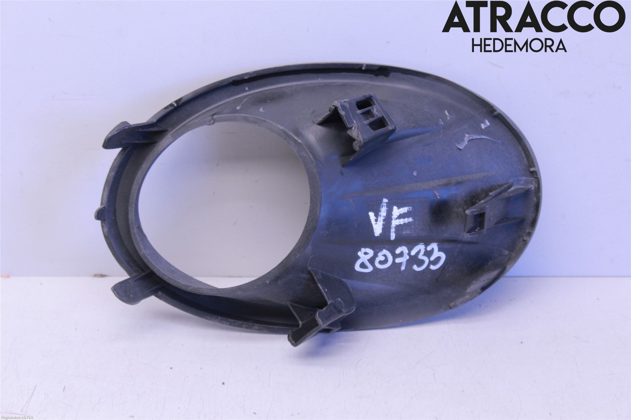 Nissan QASHQAI 10-14 Frontlykt Kurve-Tåkelys Ramme