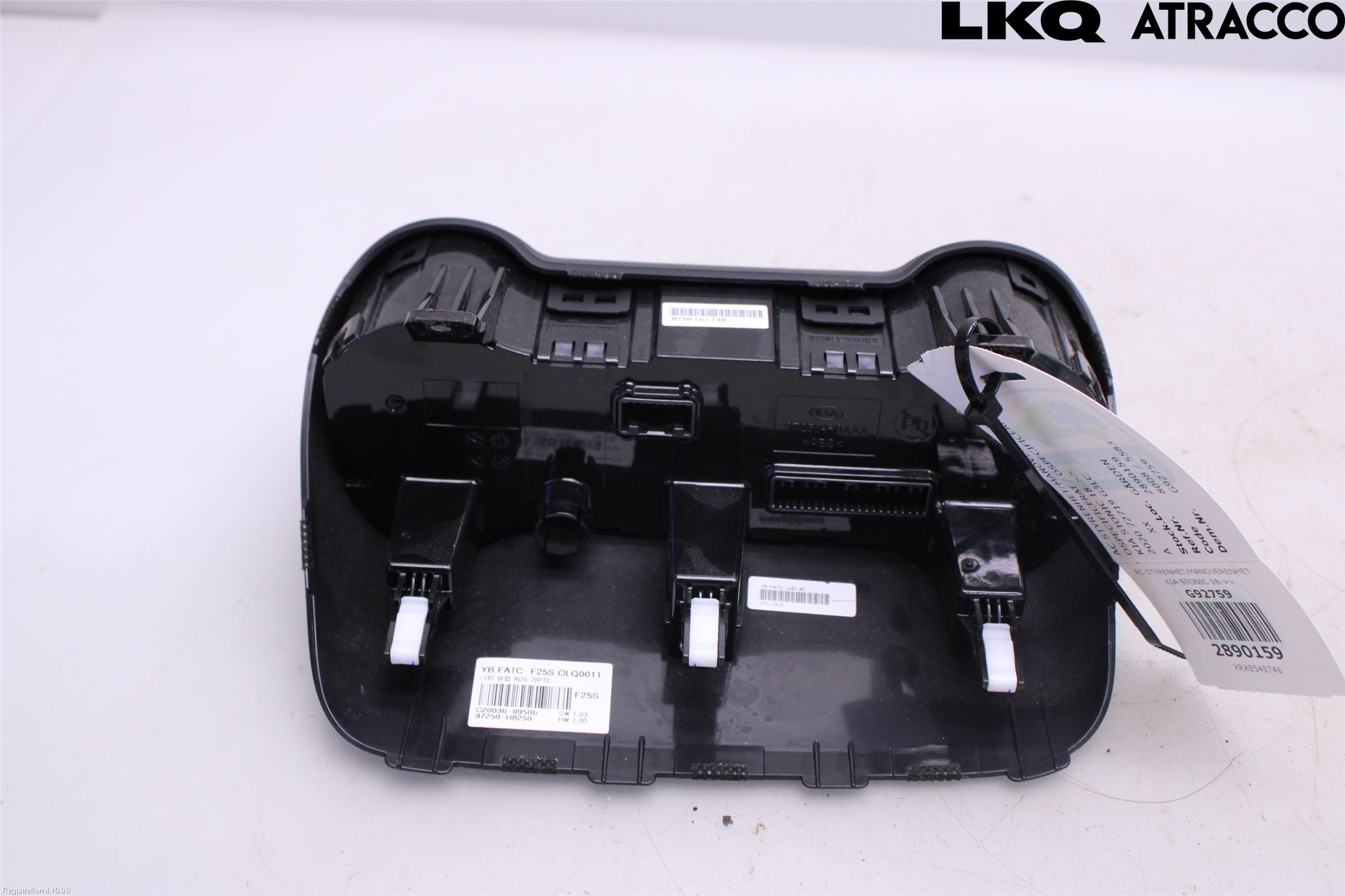 Kia STONIC 18->> Varme Ac Betjening-Display