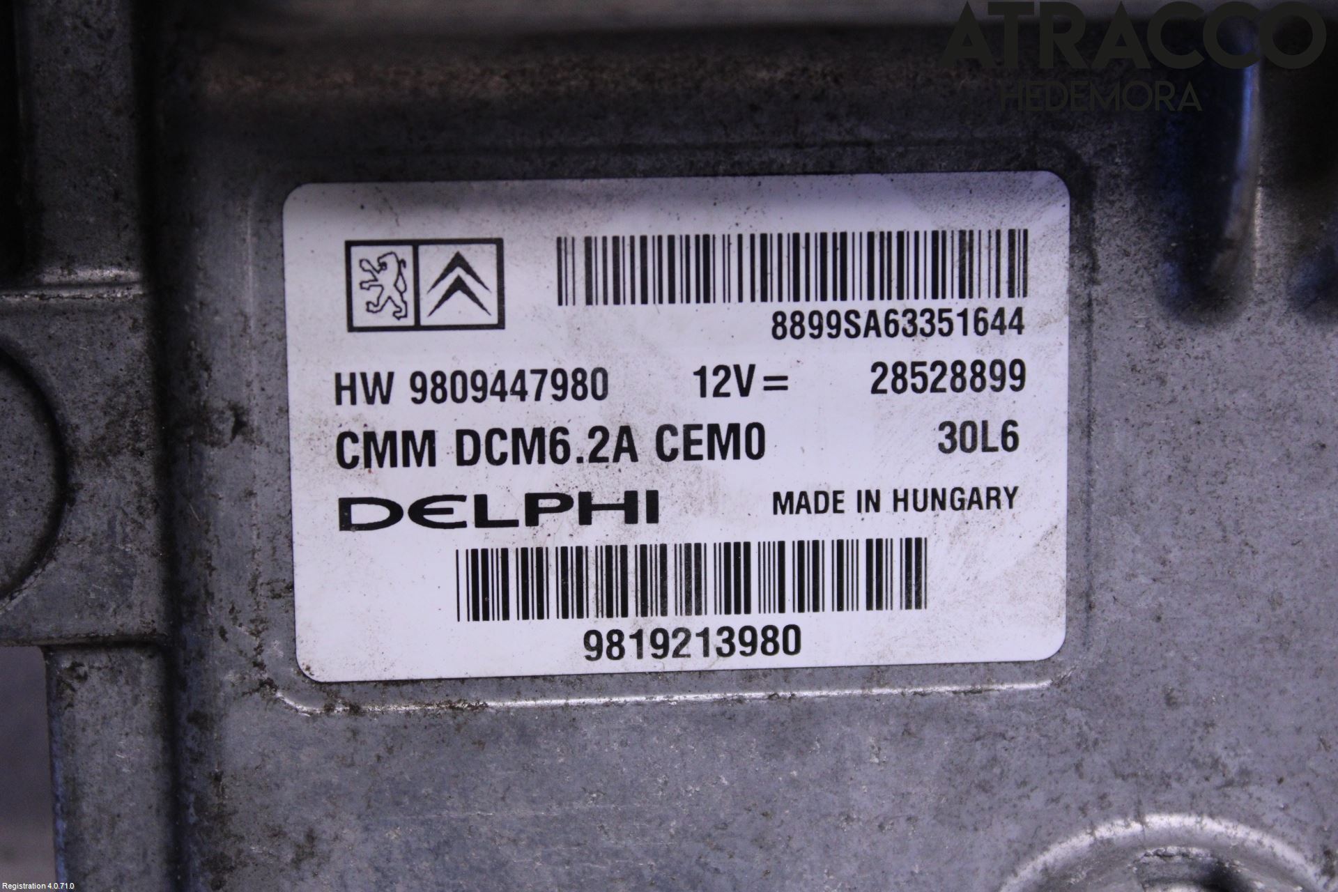 Peugeot EXPERT/E-EXPERT 17- Styreenhet Dieselpumpe