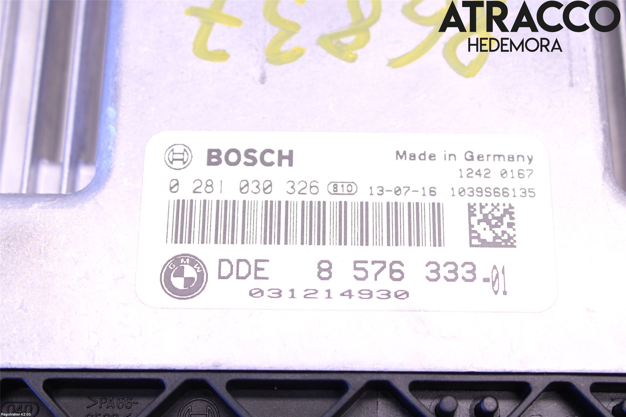 BMW 3 F30/F31/F80 12-19 Styreenhet Dieselpumpe
