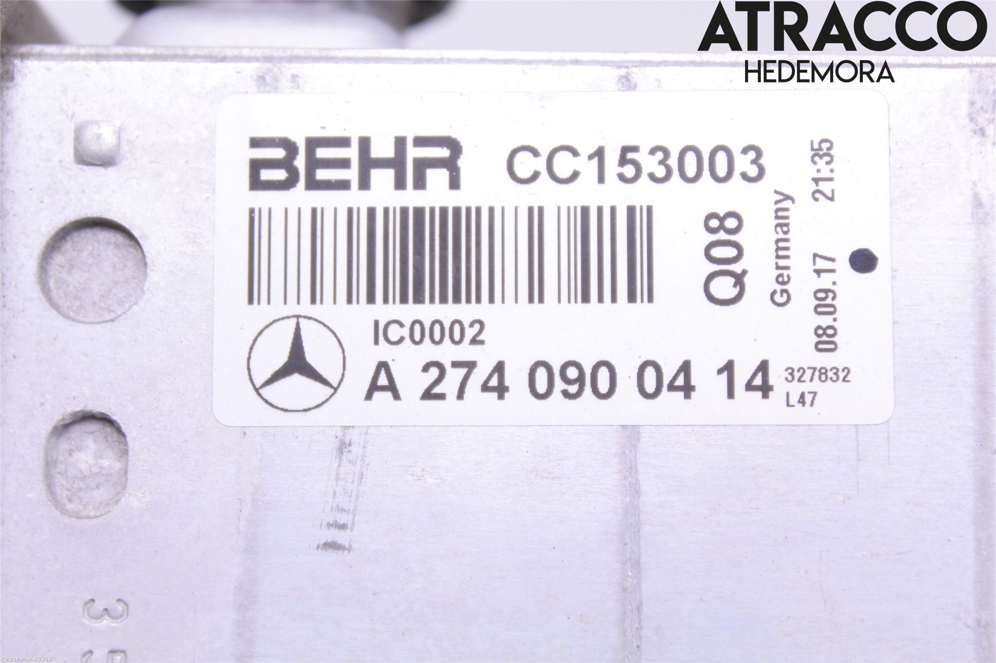 Mercedes-Benz MB C-KLASS (W205) 14-21 Eksos Kjøler