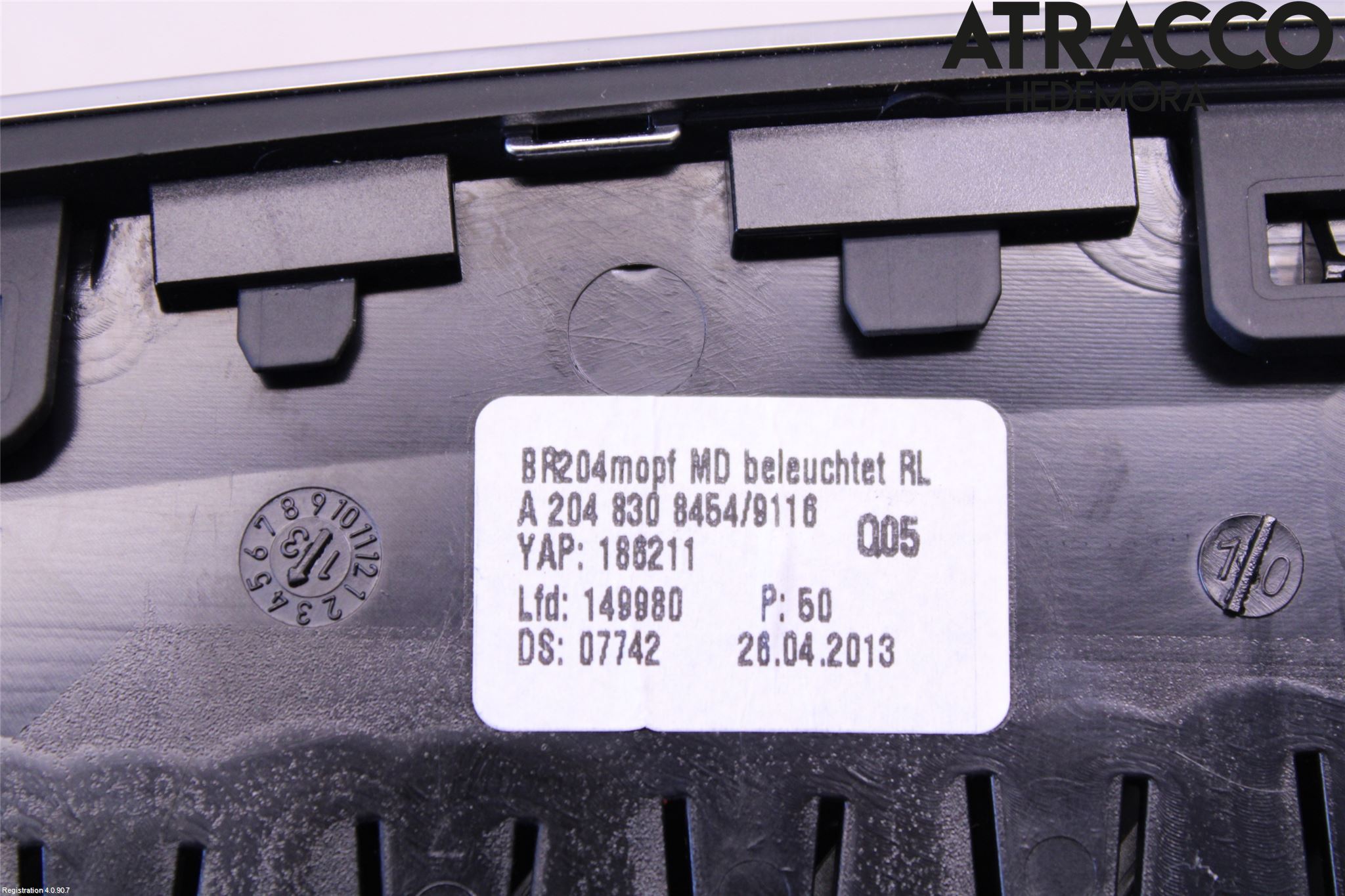 Mercedes-Benz MB C-KLASS (W204) 07-15 Dashbord Kanal - Dyse