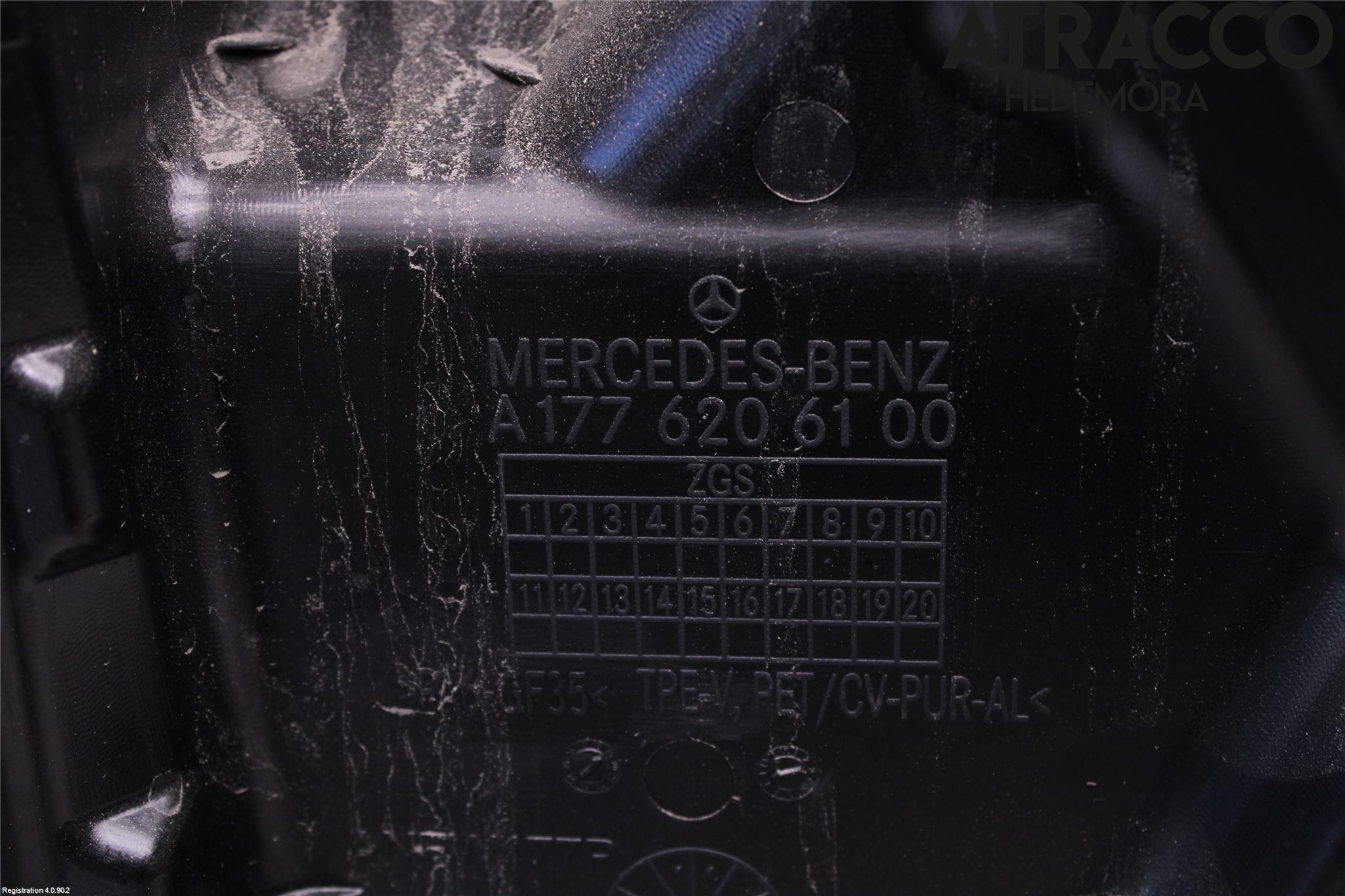 Mercedes-Benz MB CLA-KLASS (C118/X118) 19- Visker Deksel-Grill-Under Frr