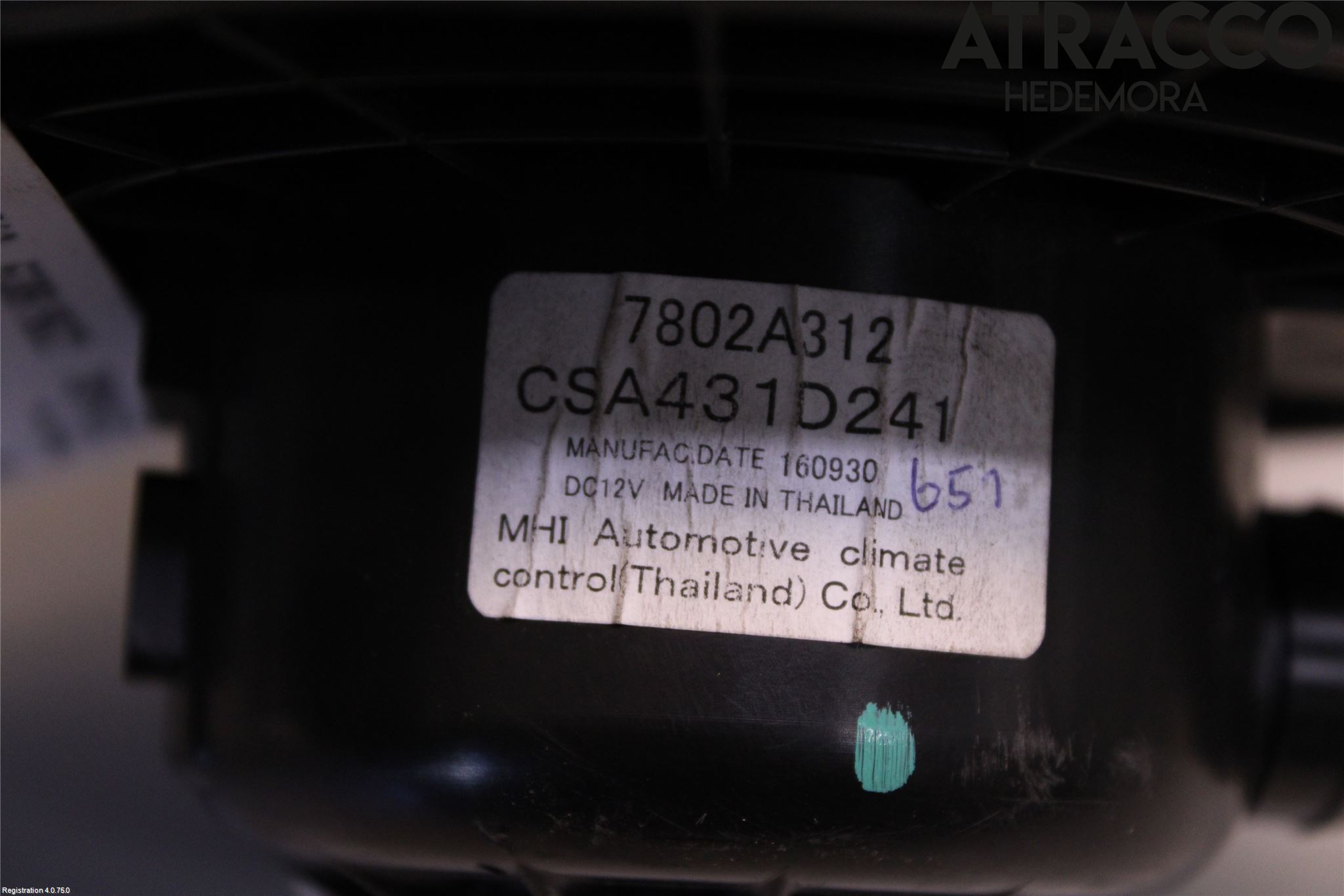 Fiat FULLBACK 16-19 Varme Ac Varmeapparatvifte