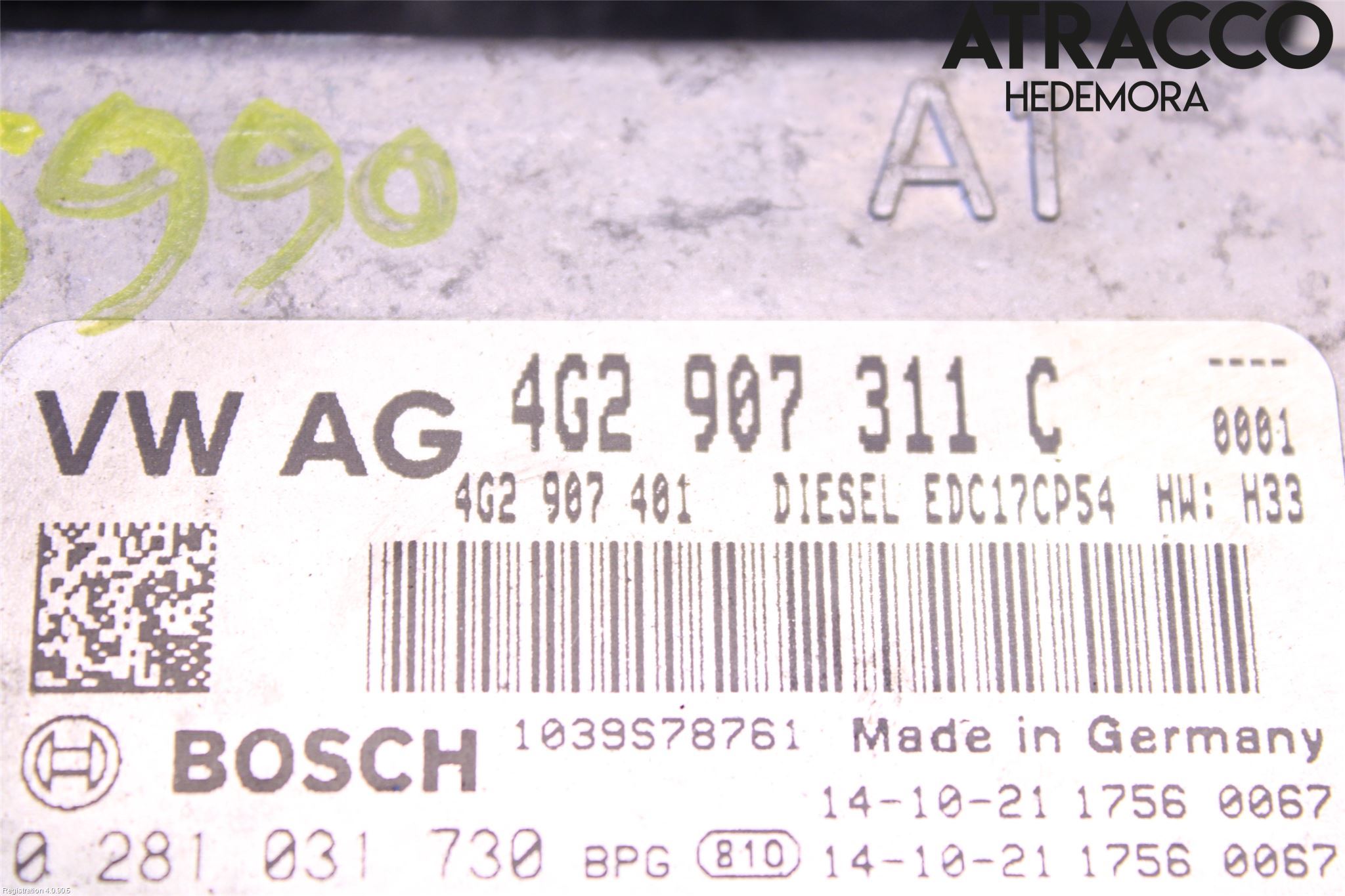 Audi A6 ALLROAD 12-18 Styreenhet Dieselpumpe