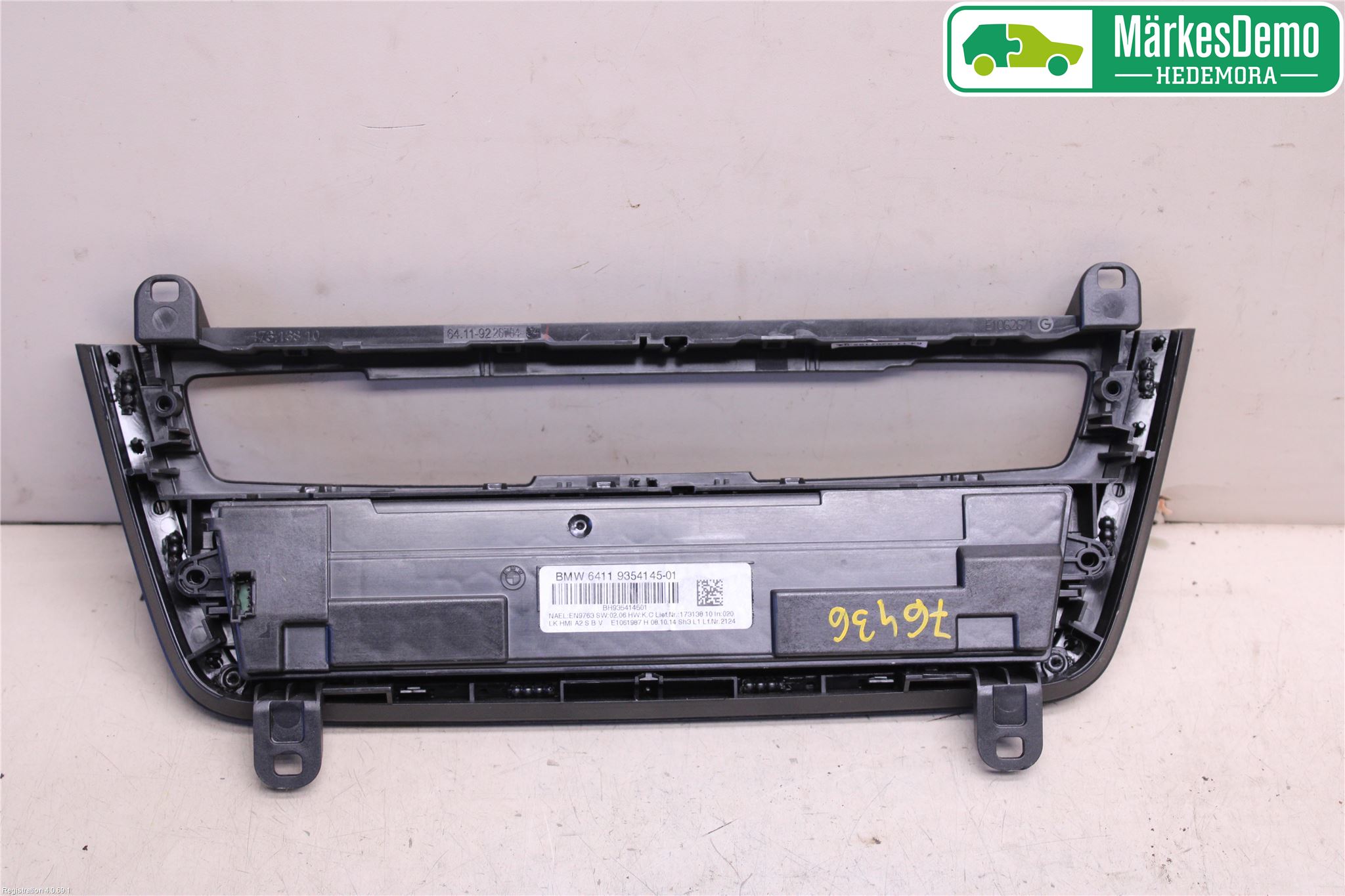 BMW 3 F30/F31/F80 12-19 Varme Ac Betjening-Display