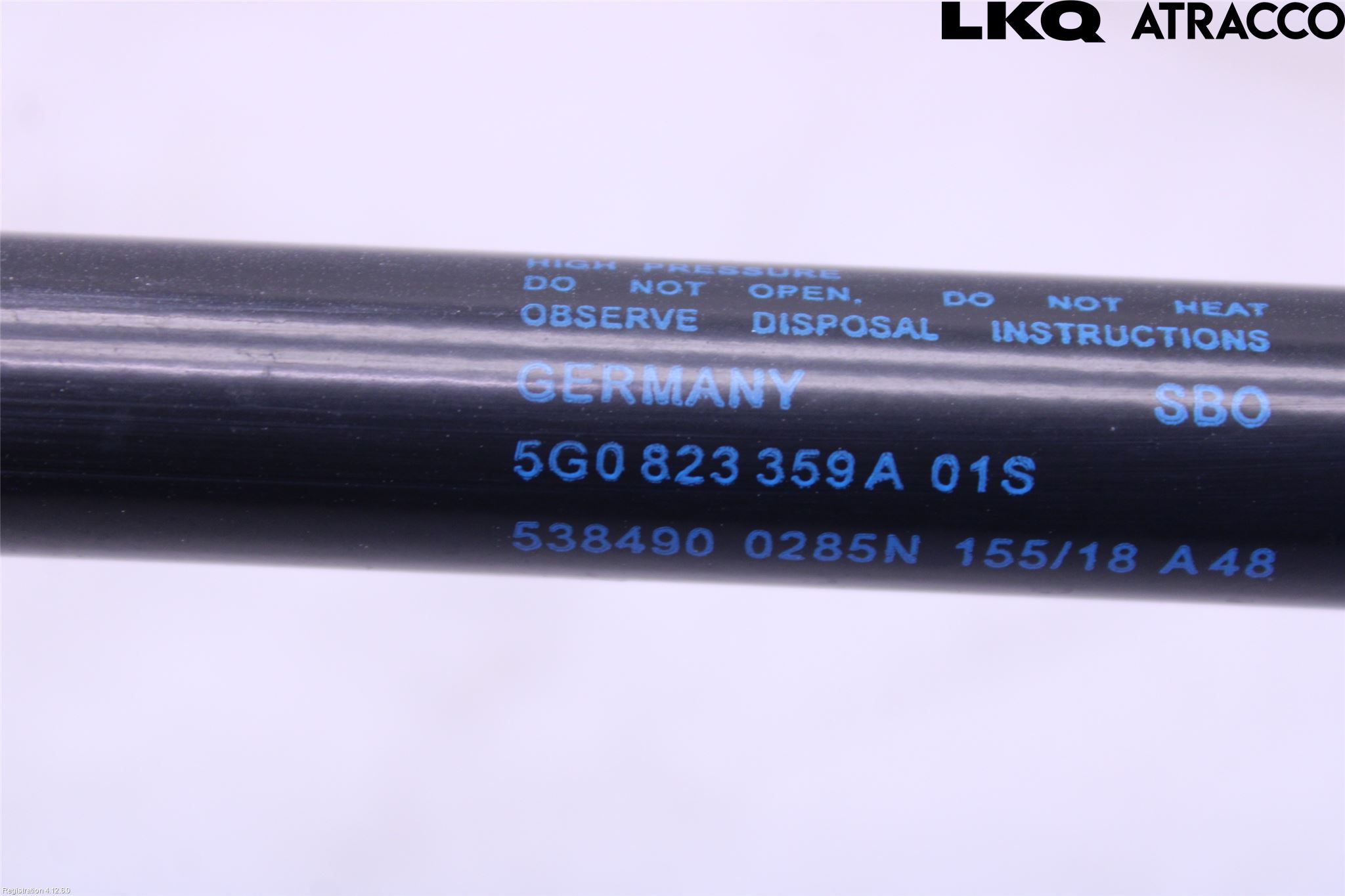 Volkswagen VW GOLF / E-GOLF VII 13-20 Panser Demper-Gassfjær