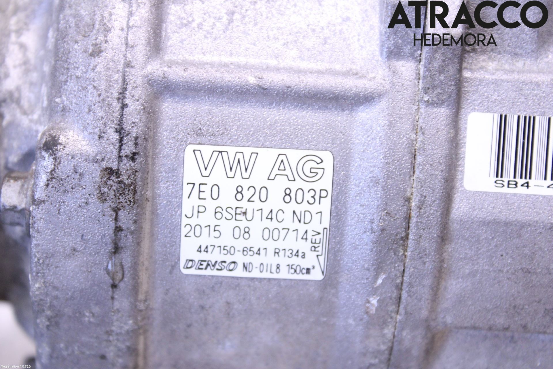Volkswagen VW TRANSP/CARAVELLE (T6) 16-22 Varme Ac Kompressor