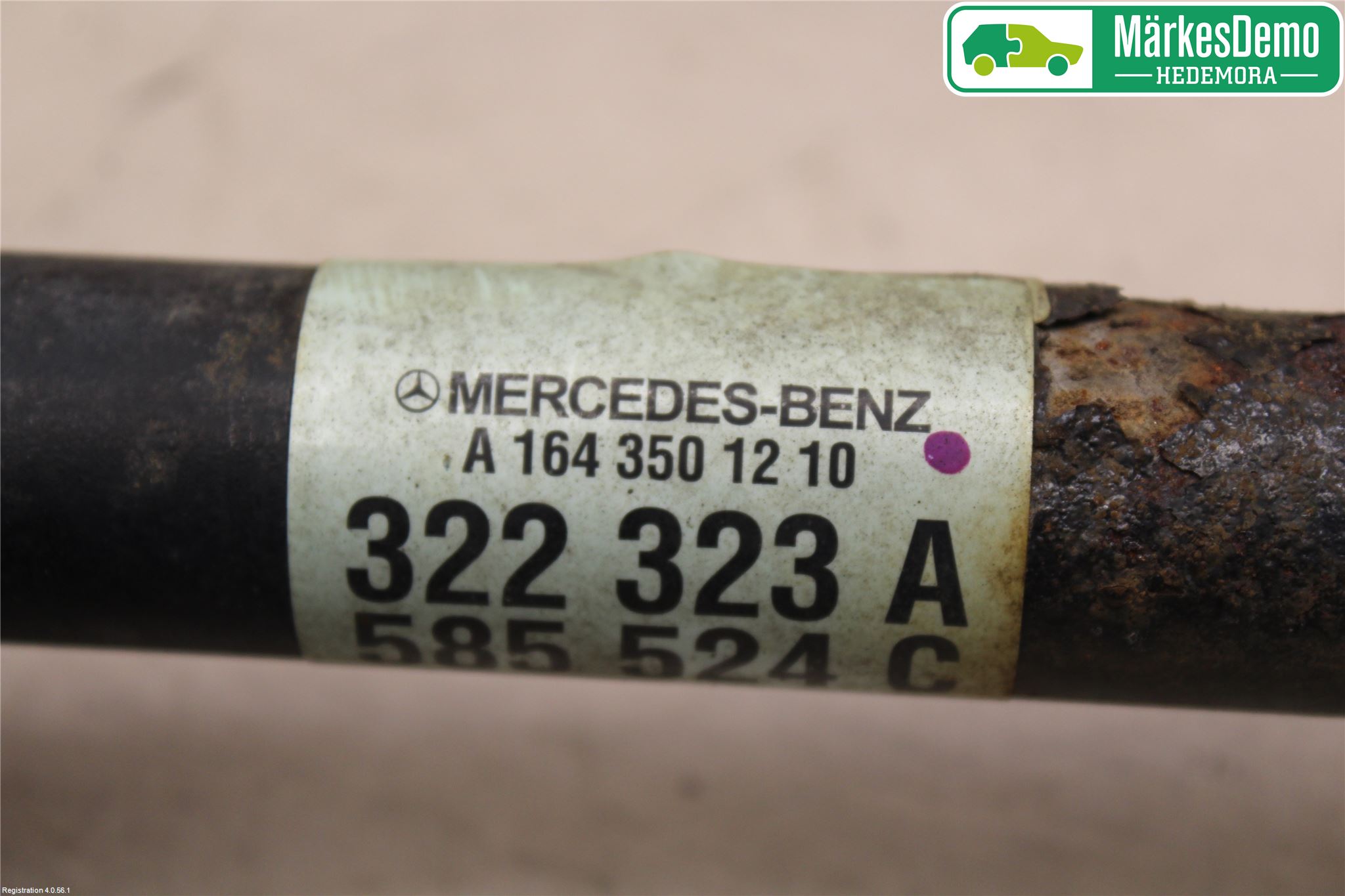 Mercedes-Benz MB ML (W164) 05-11 Drivaksel Bak Kompl Venstre
