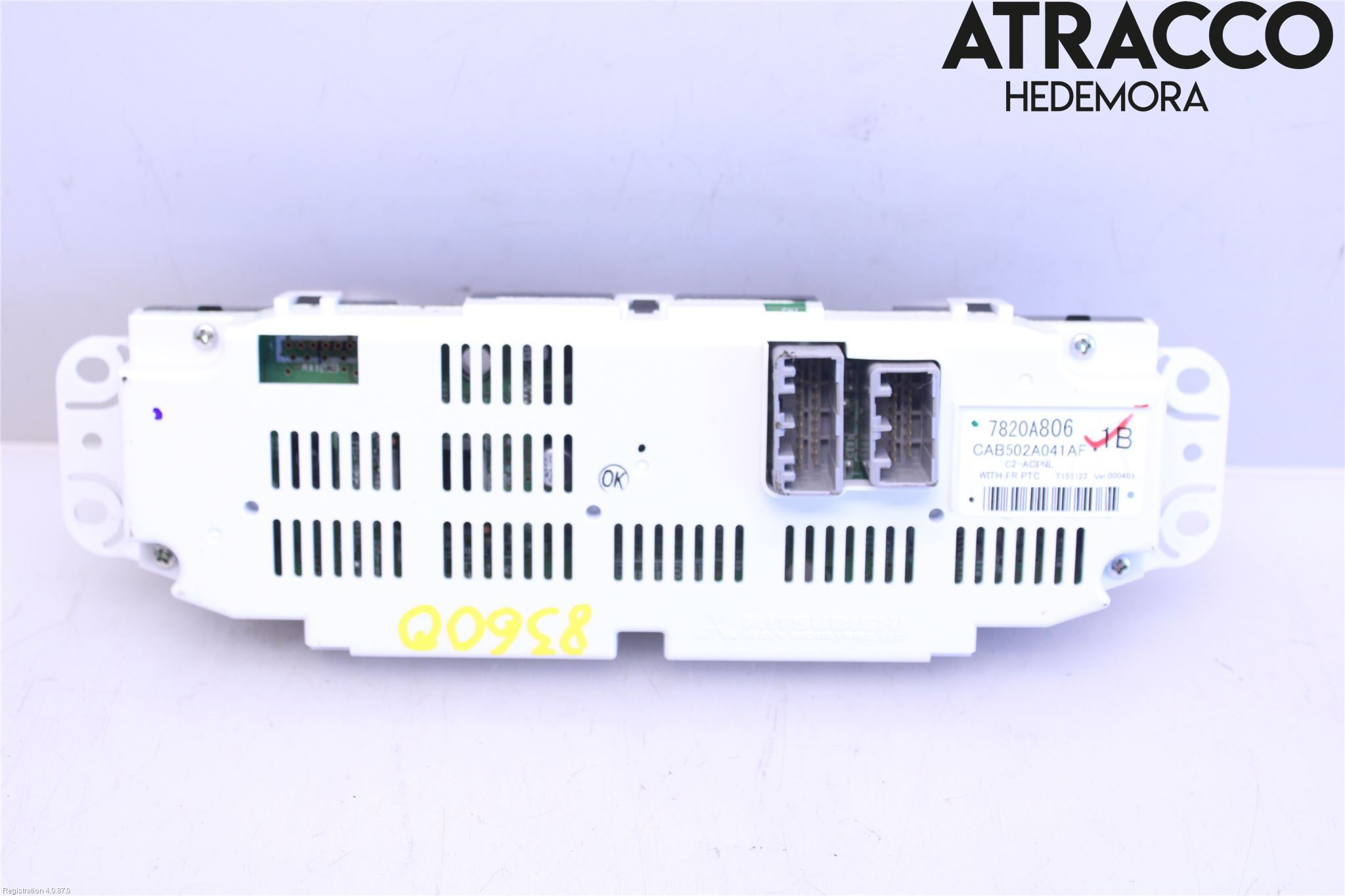 Mitsubishi ASX 10-22 Varme Ac Betjening-Display