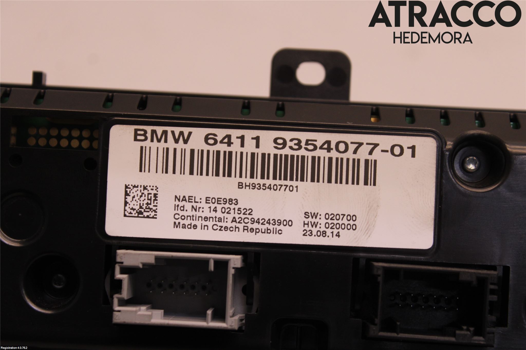 BMW X4 F26 14-18 Varme Ac Betjening-Display