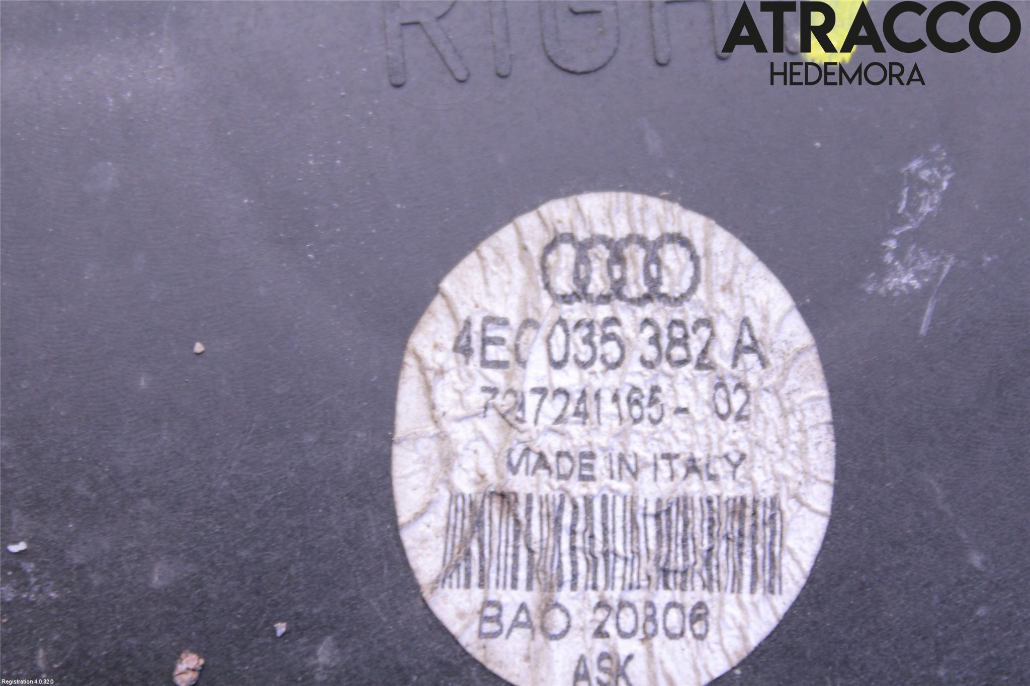 Audi A8/S8 4E  02-09 Innr Høyttaler