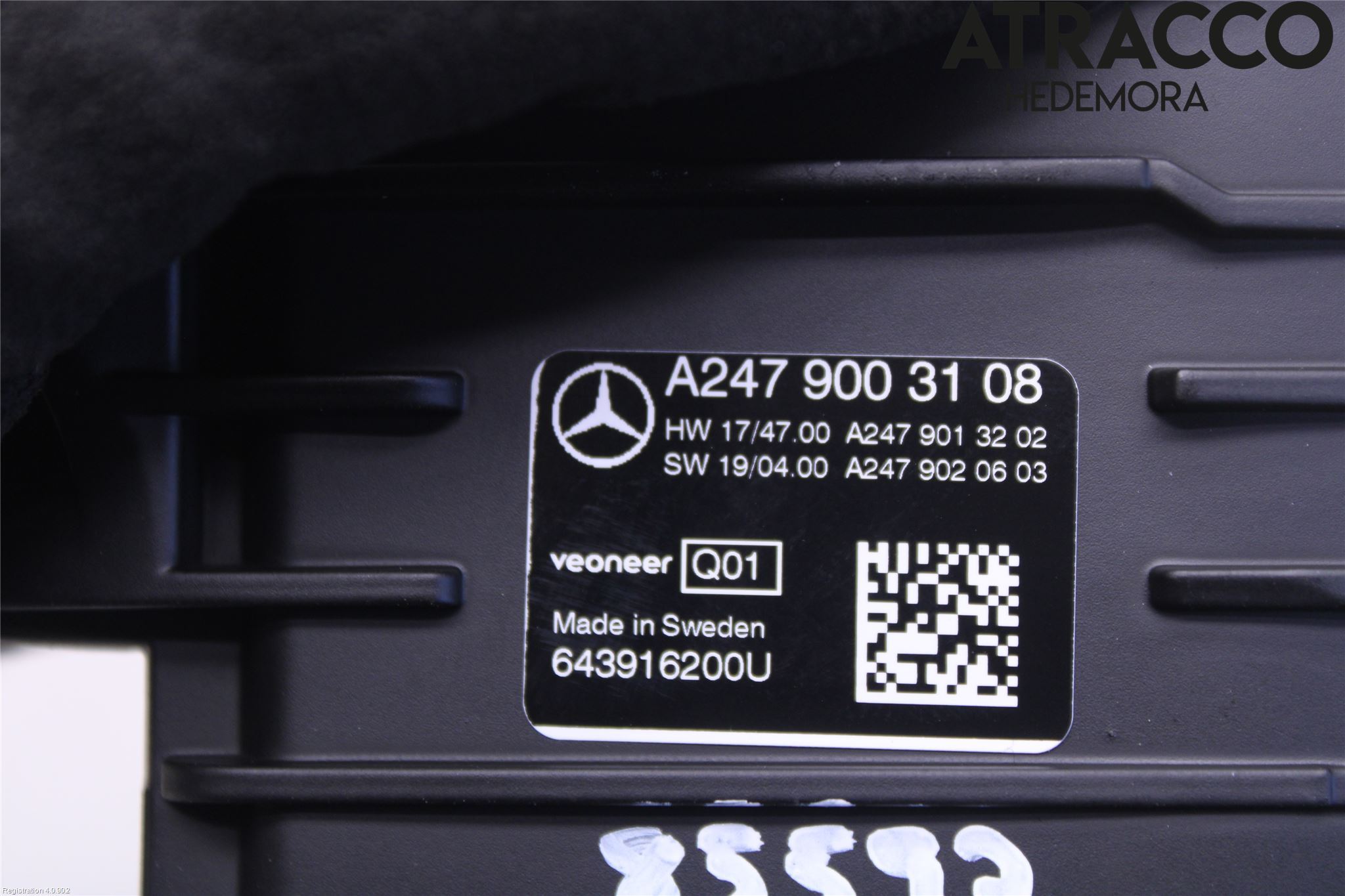 Mercedes-Benz MB CLA-KLASS (C118/X118) 19- Parkeringshjelp Kamera