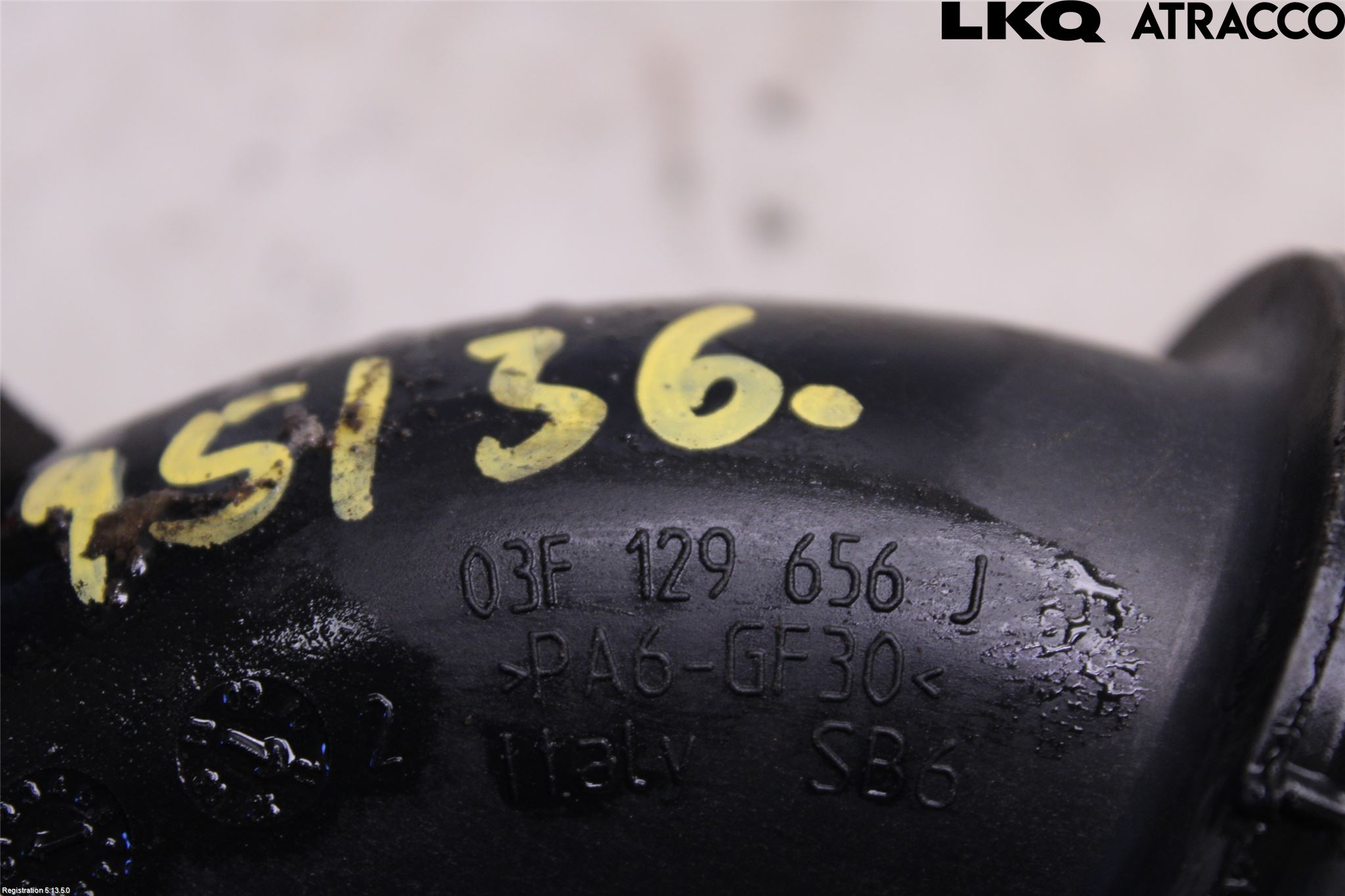 Volkswagen VW POLO 10-17 Inns Gummibelg - Slange