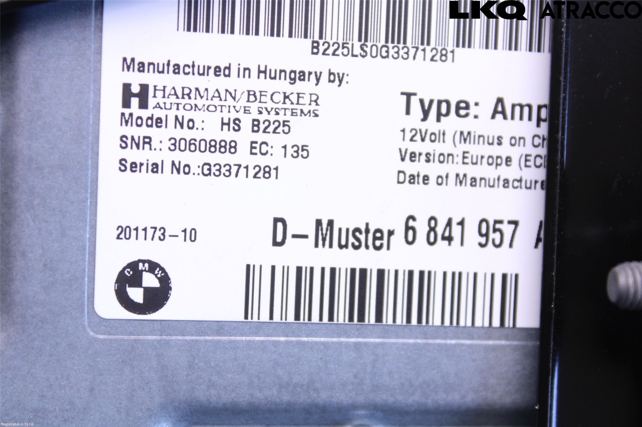 BMW 2 F45 Active Tourer 14-21 Stereo Forsterker