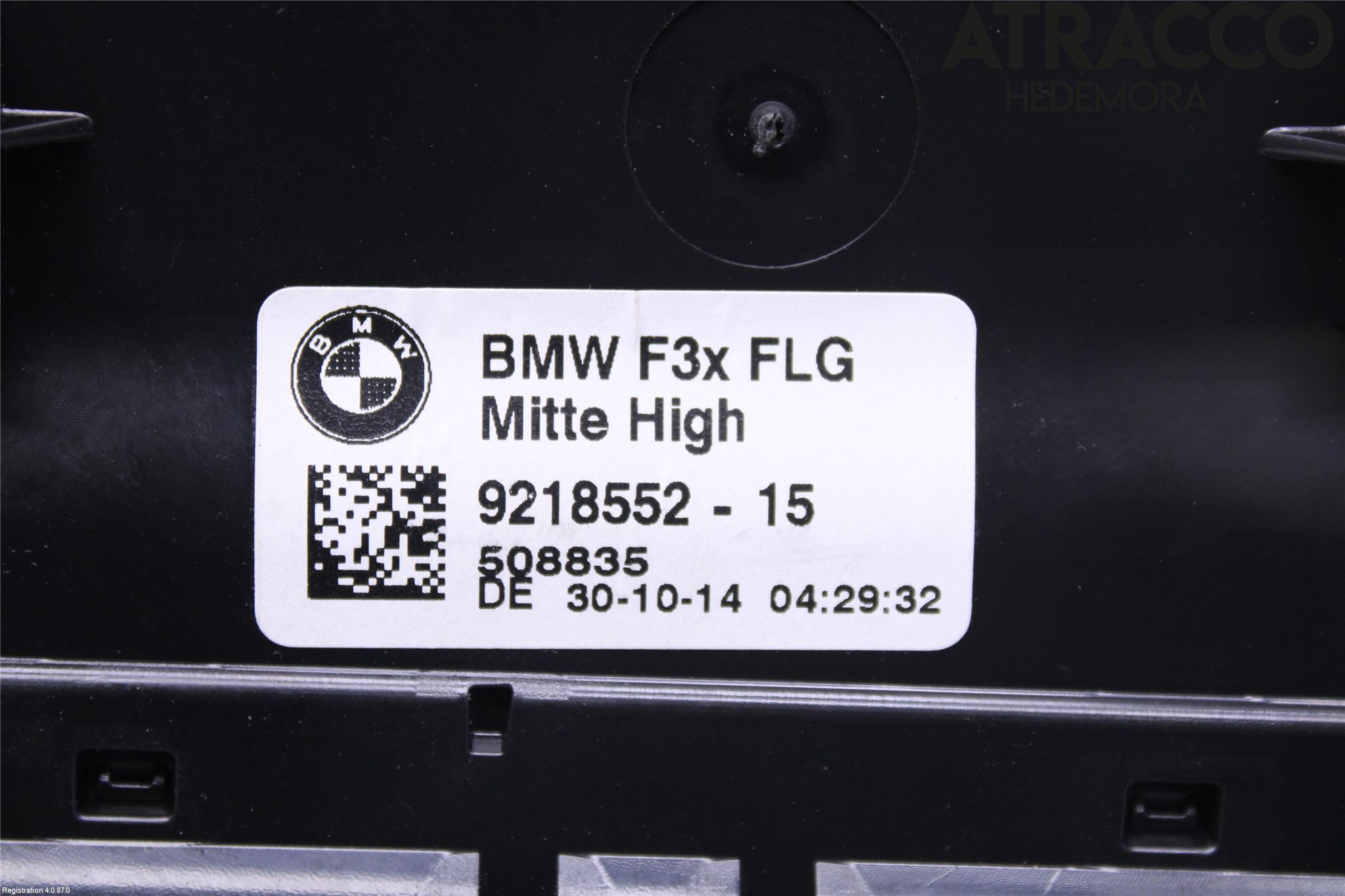 BMW 3 GT F34 13-19 Dashbord Kanal - Dyse