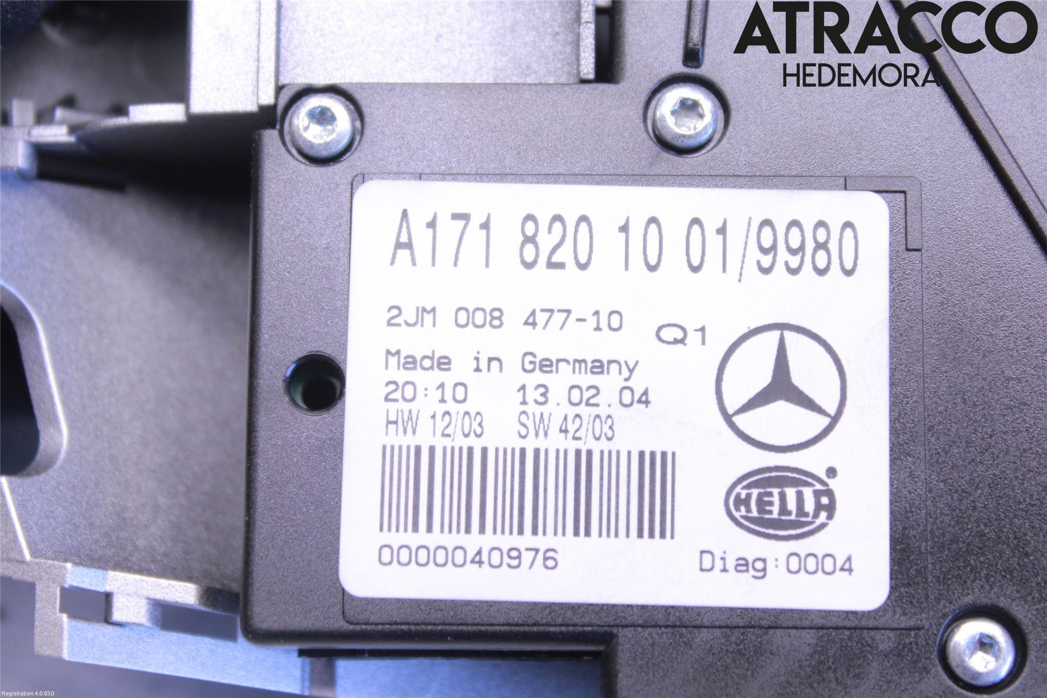 Mercedes-Benz MB SLK 200-350 (R171) 05-11 Innr Taklys