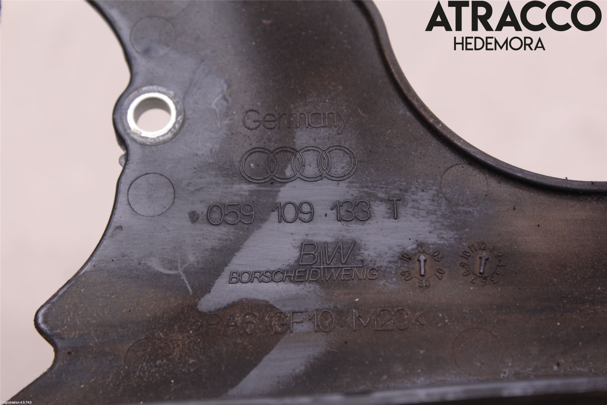 Audi Q5 09-16 Registerreim Deksel