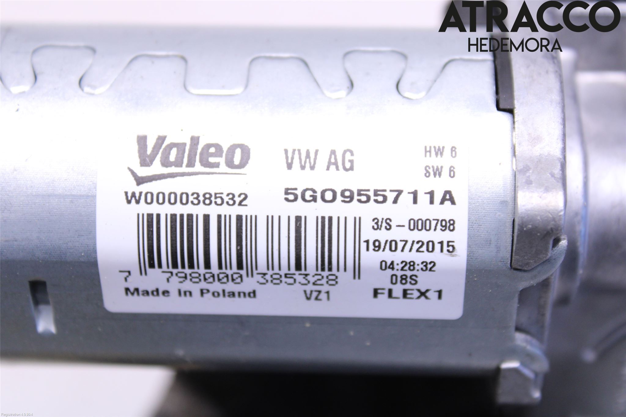 Volkswagen VW PASSAT 15-19 Viskermotor Bakluke