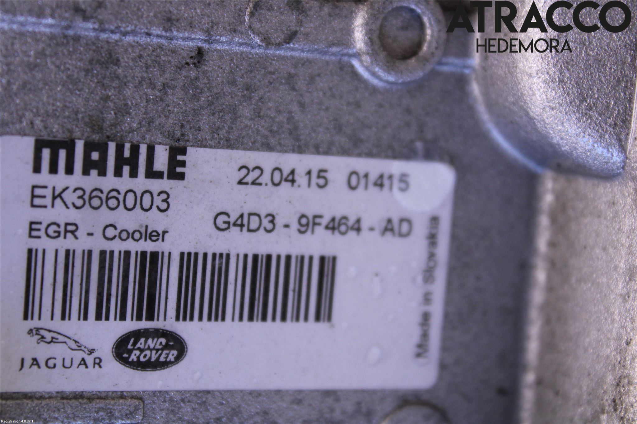 Jaguar XE (X760) 15-24 Egr Ventil