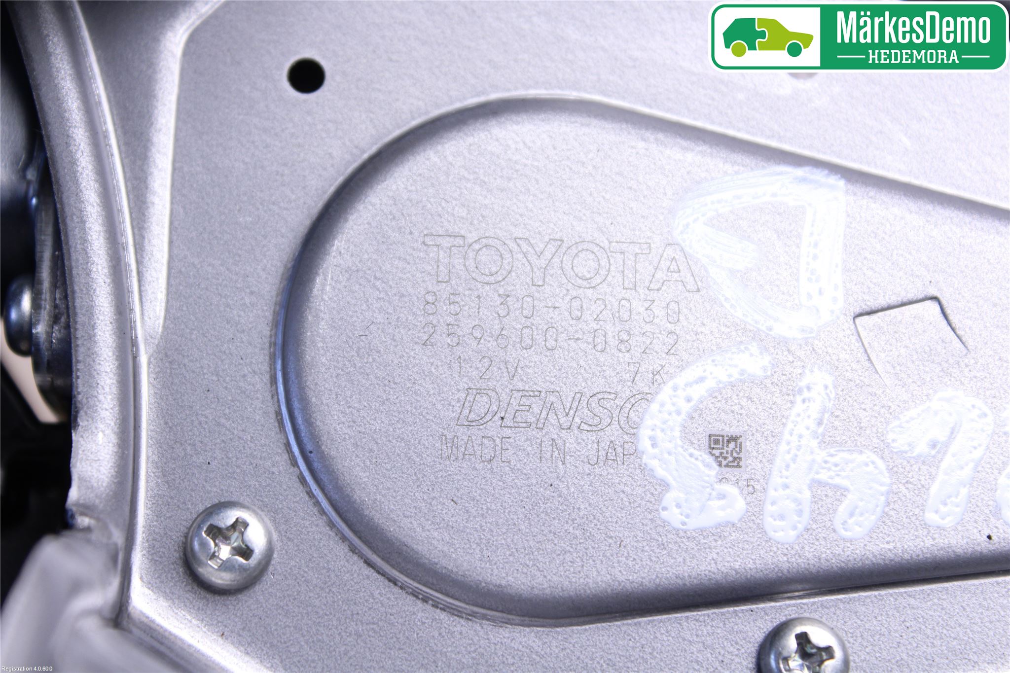 Toyota AURIS 07-09 Viskermotor Bakluke