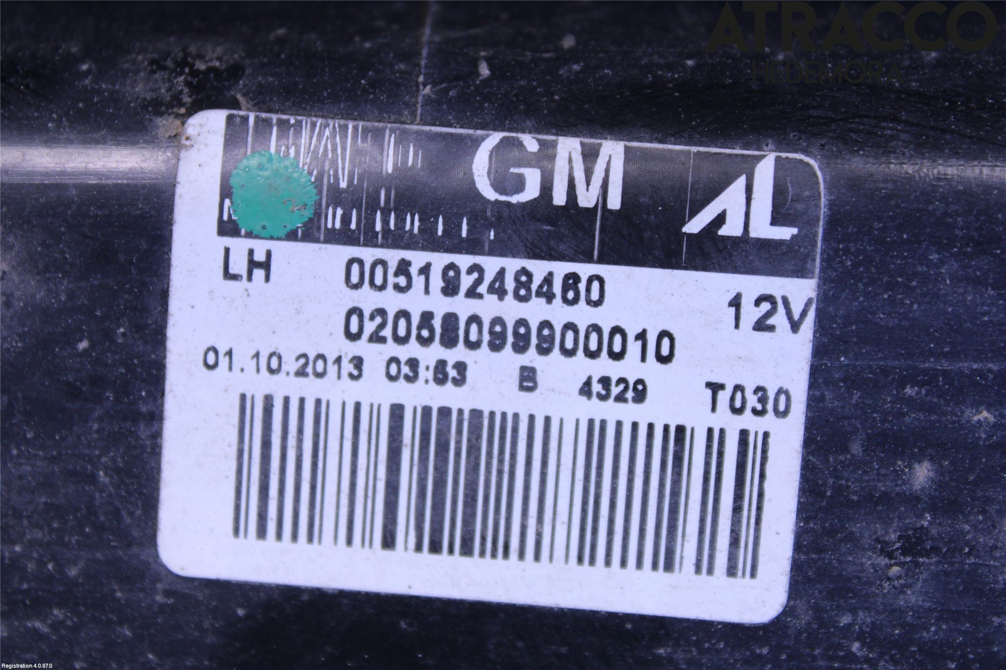 Opel COMBO D 12-18 Baklykt Venstre