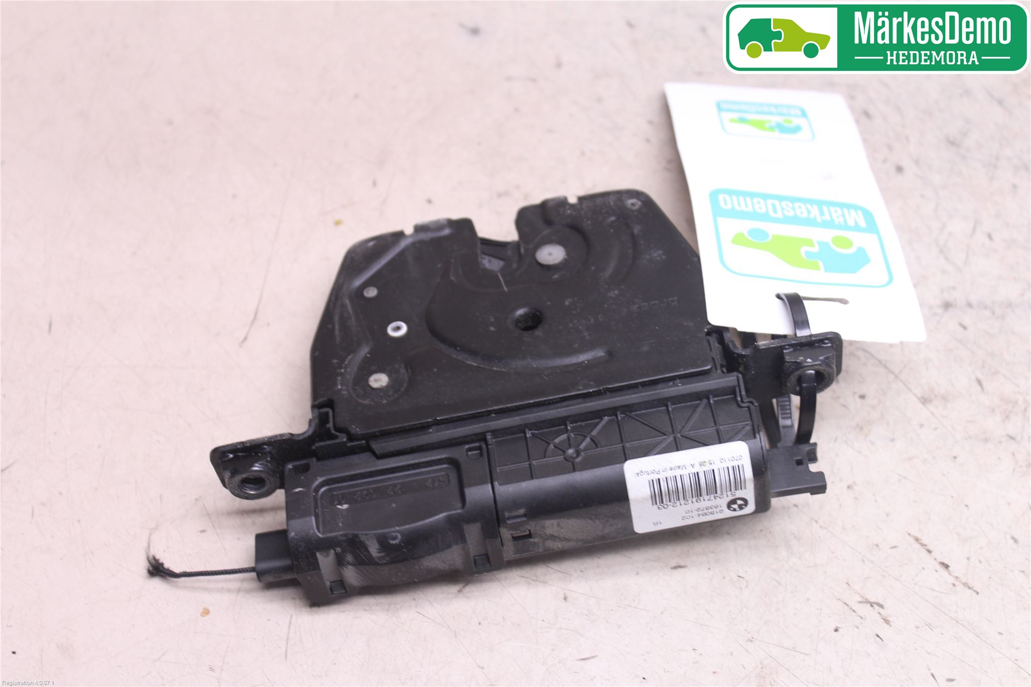 BMW 5 F10/F11/F18 09-17 Bakluke-Lokk Låsekasse