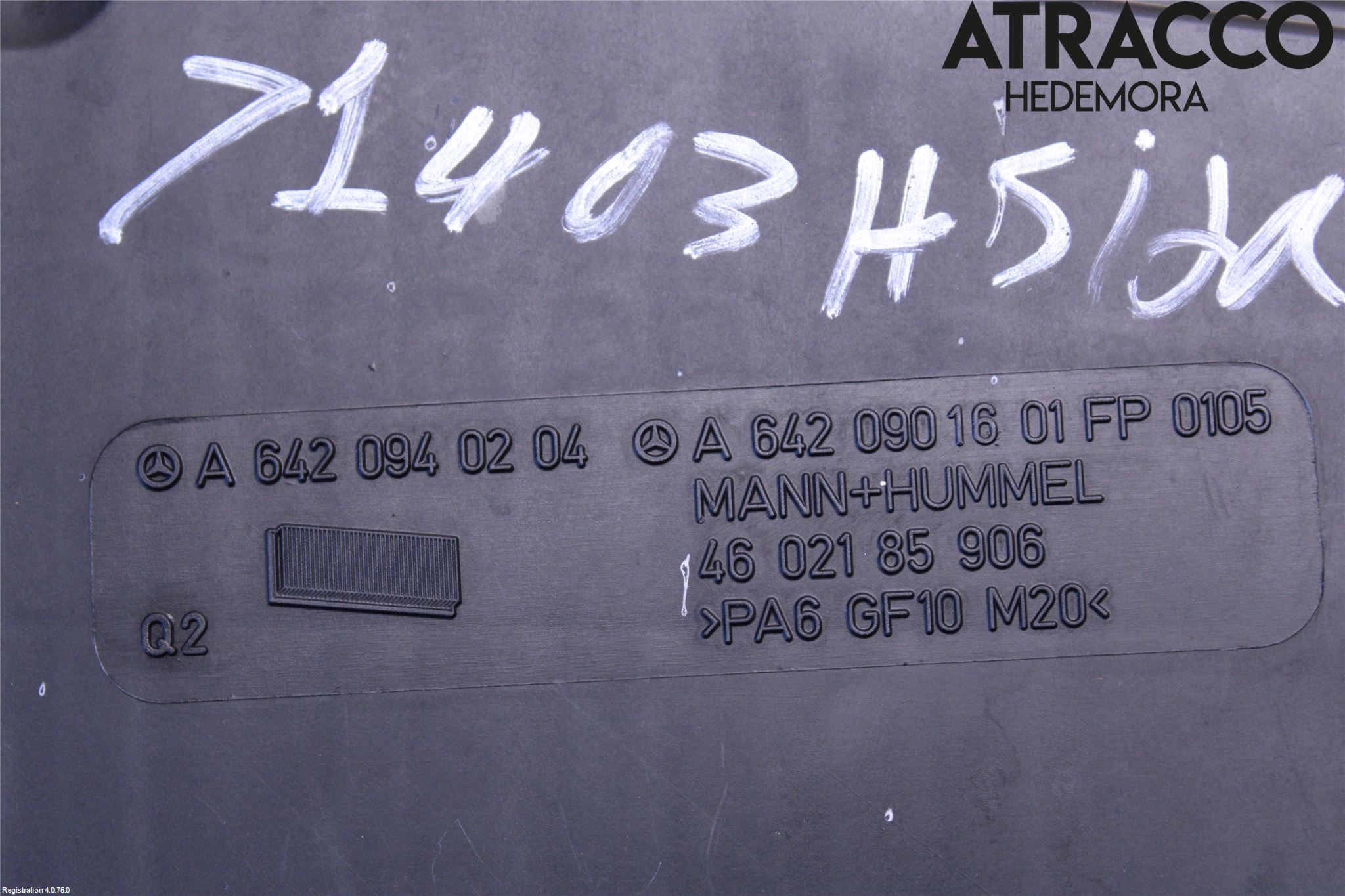 Mercedes-Benz MB C-KLASS (W204) 07-15 Luftfilter Boks