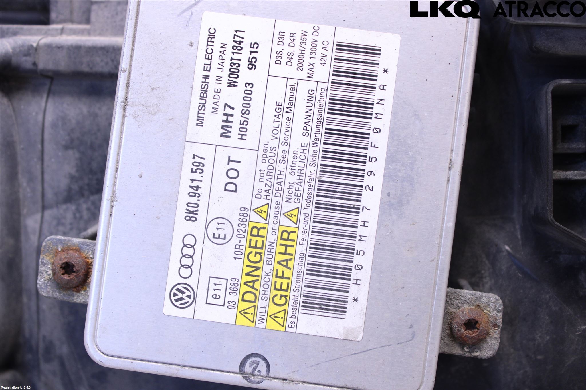 Audi A4/S4 08-11 Frontlykt Venstre