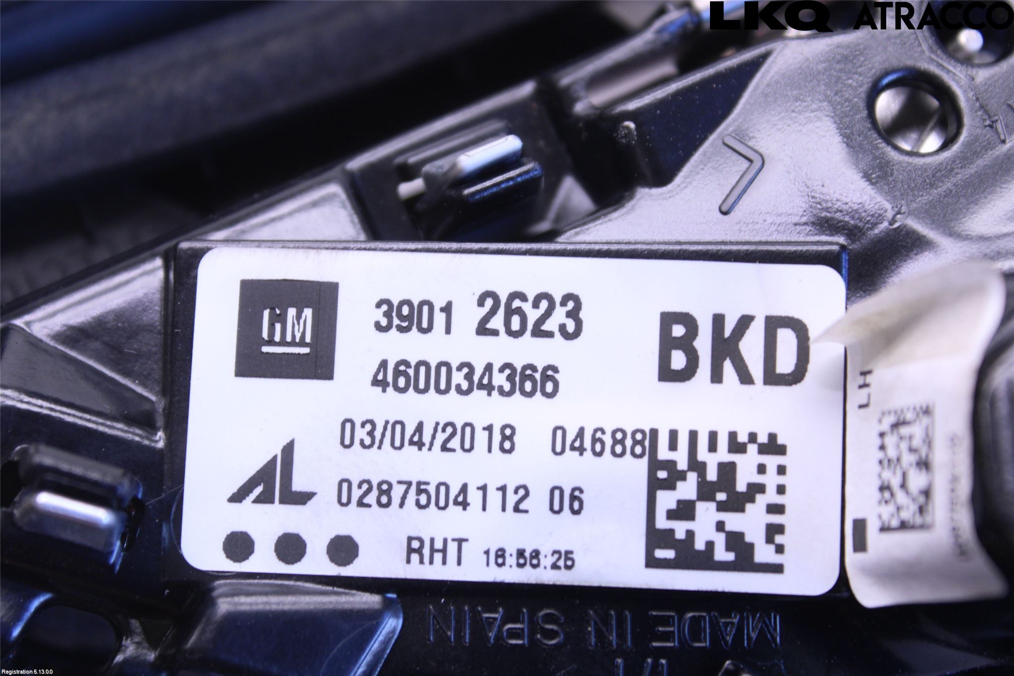Opel CORSA E 15-19 Baklykt Venstre  På Luke(Indre