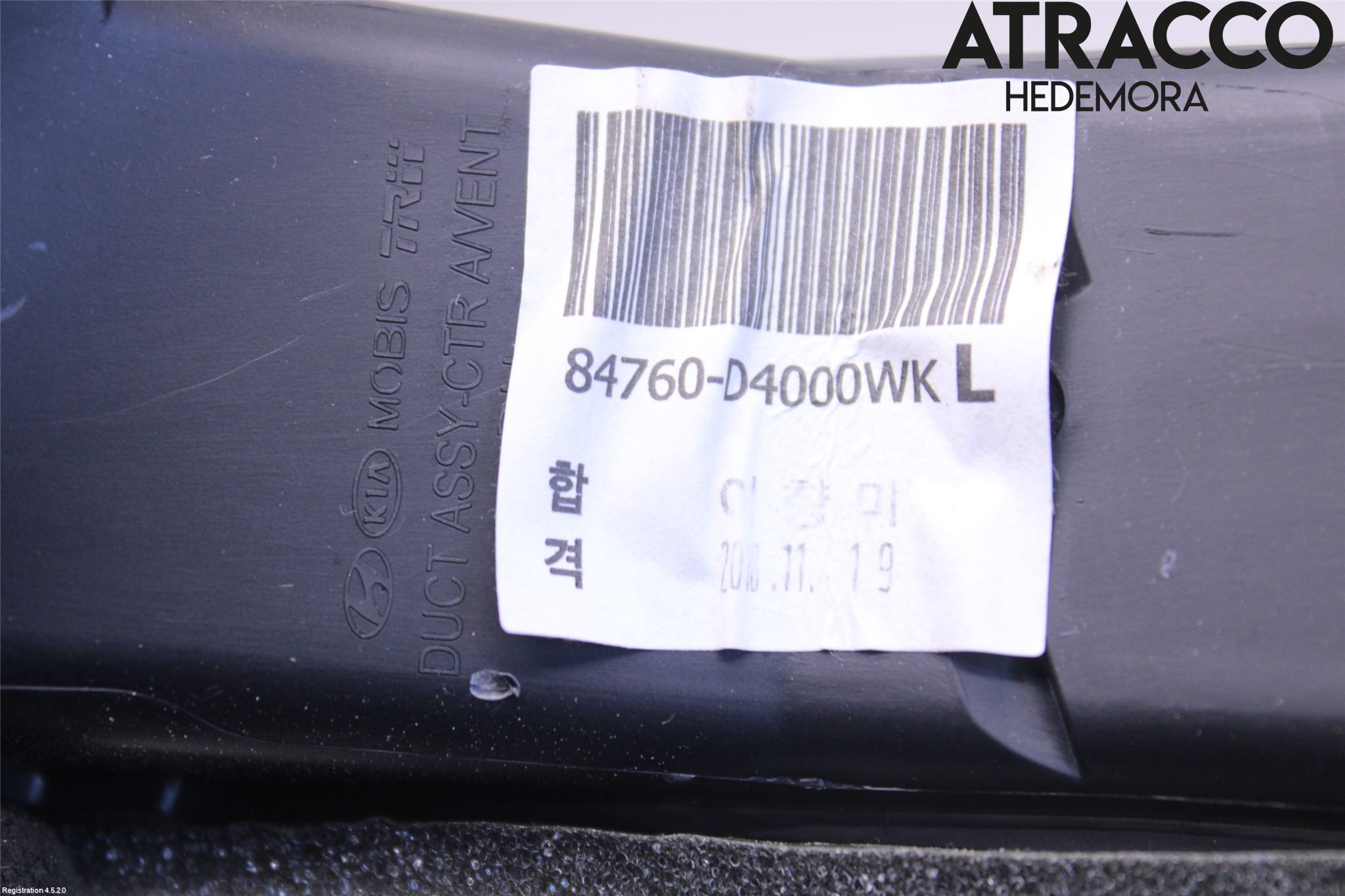 Kia OPTIMA 16-20 Dashbord Kanal - Dyse