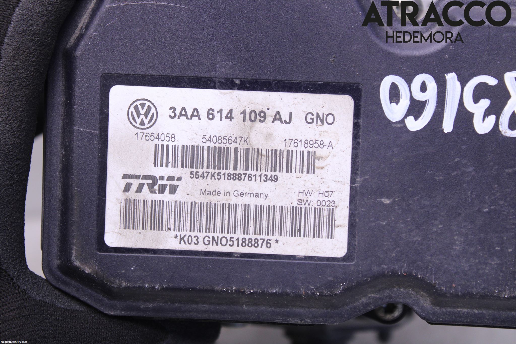 Volkswagen VW PASSAT CC 08-16 Abs Hydraulikkaggregat