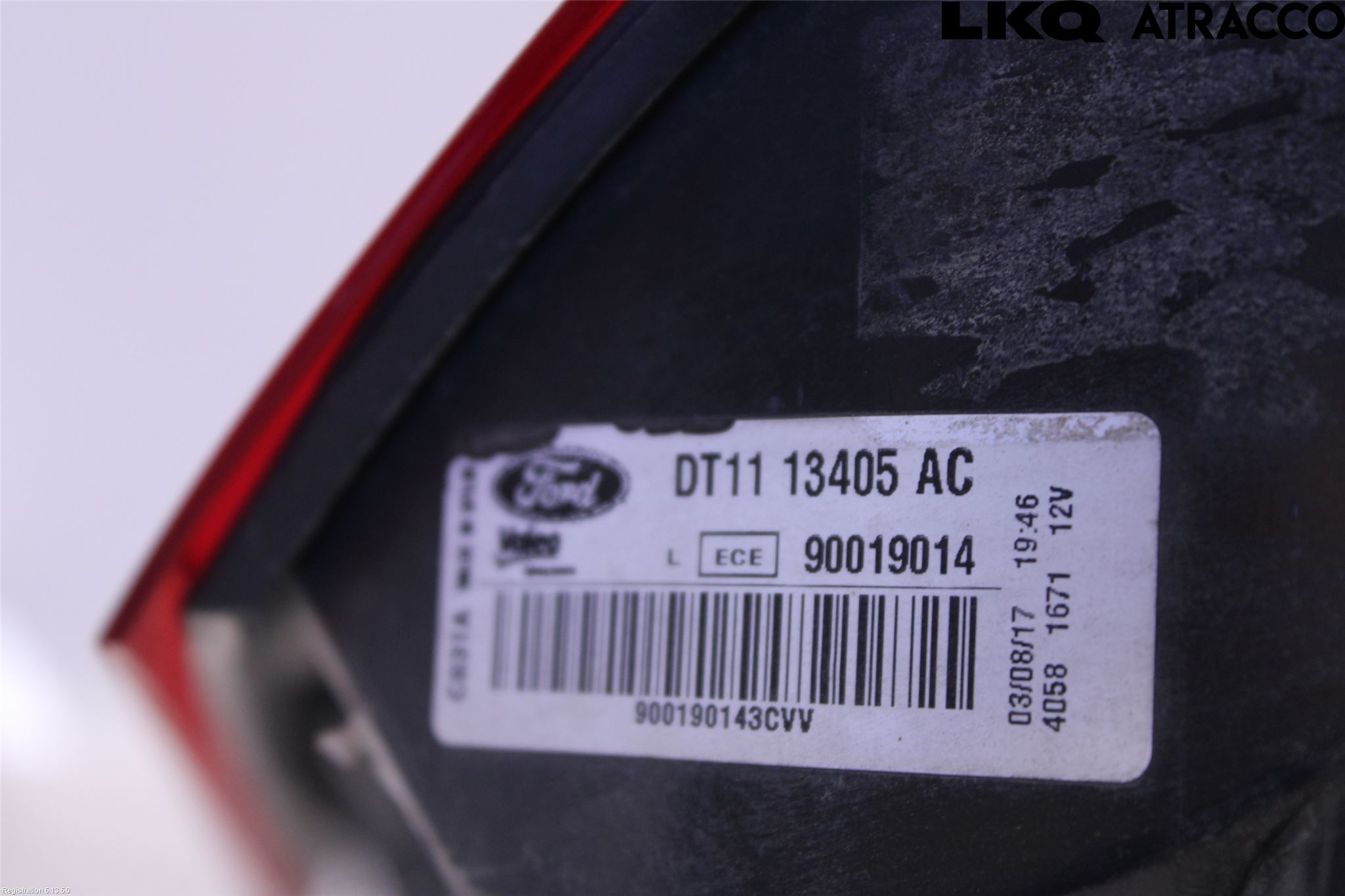 Ford TRANSIT/TOURNEO CONNECT 13-22 Baklykt Venstre