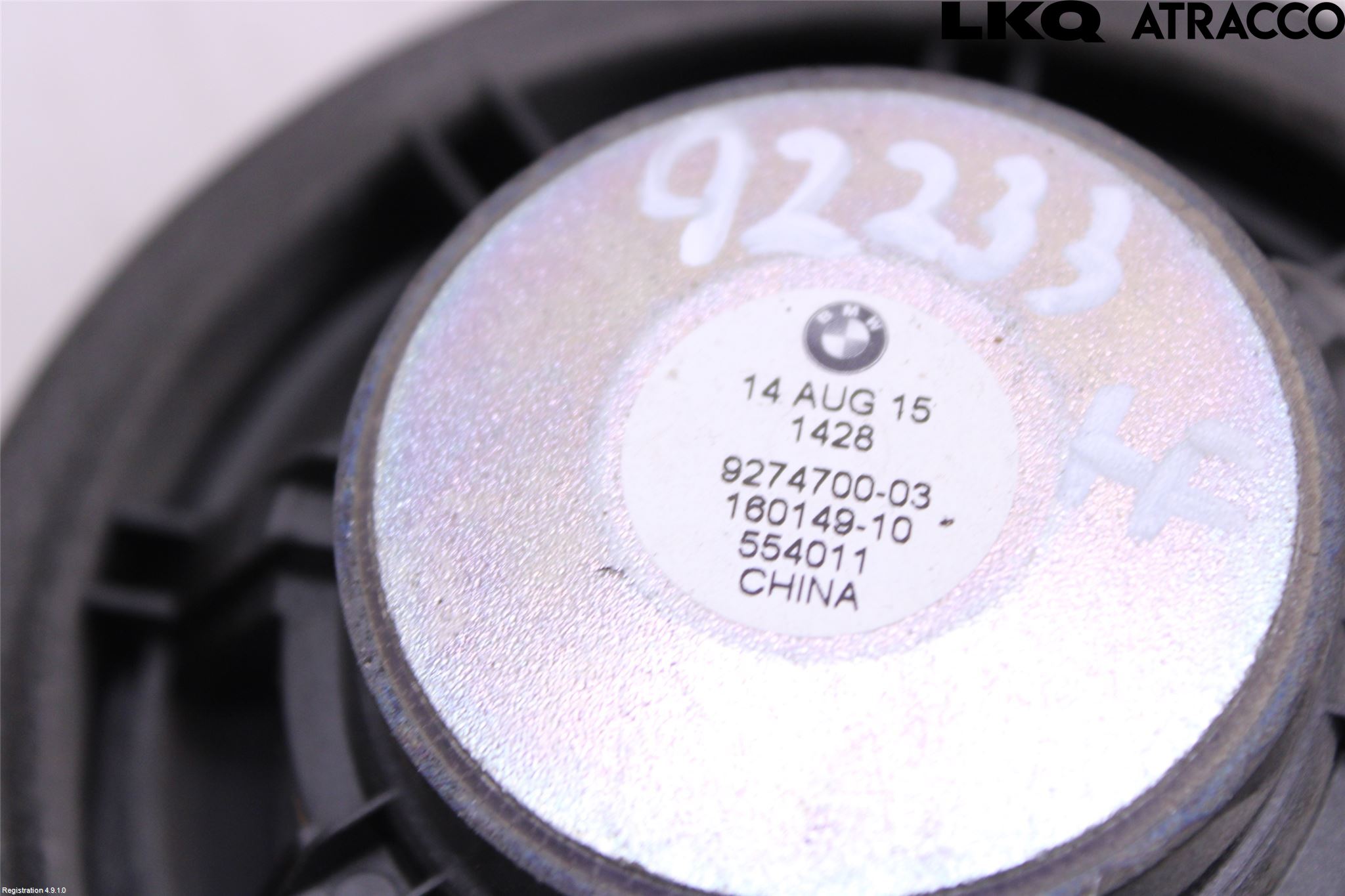 BMW i3 I01 13-22 Innr Høyttaler