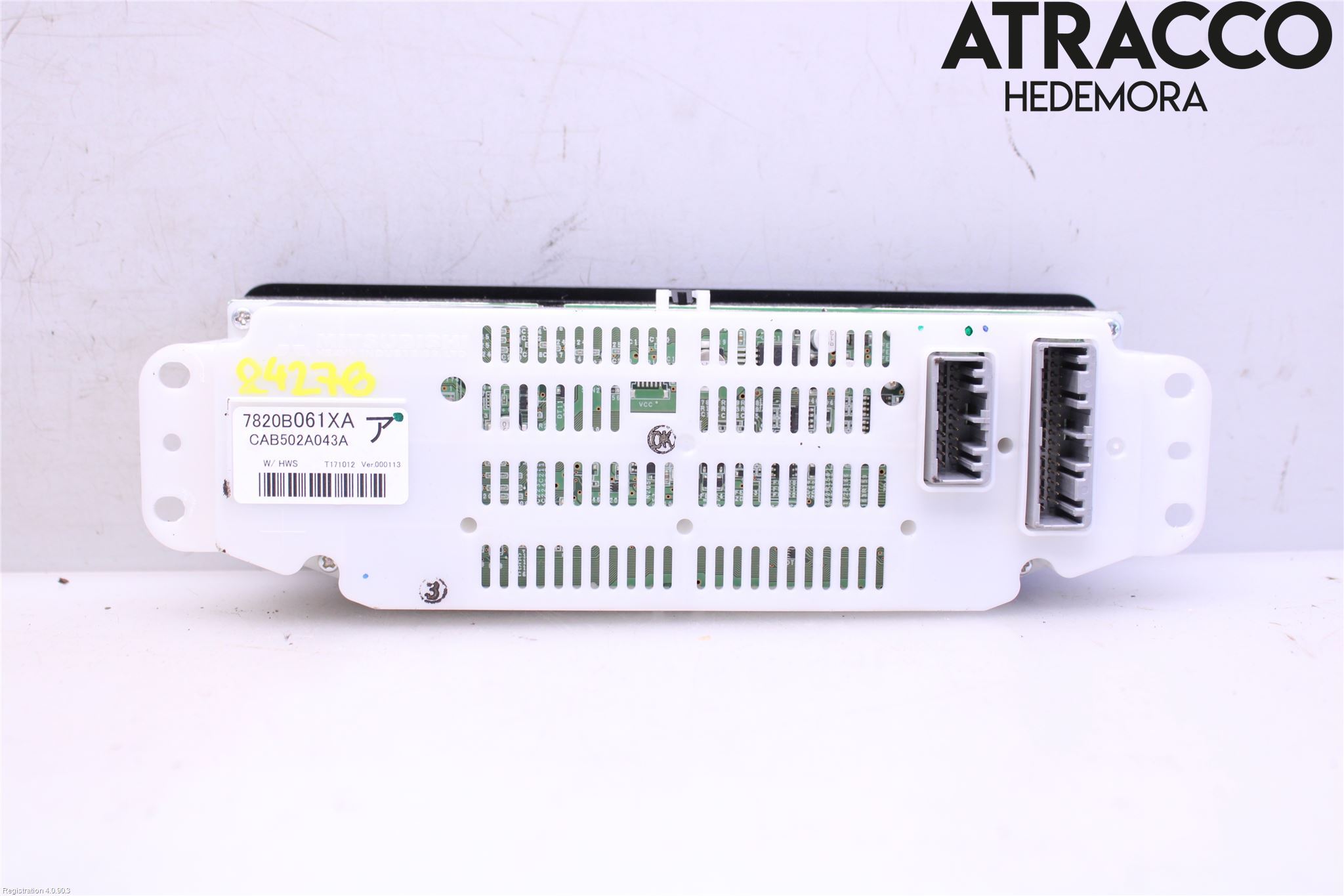 Mitsubishi OUTLANDER 13-21 Varme Ac Betjening-Display