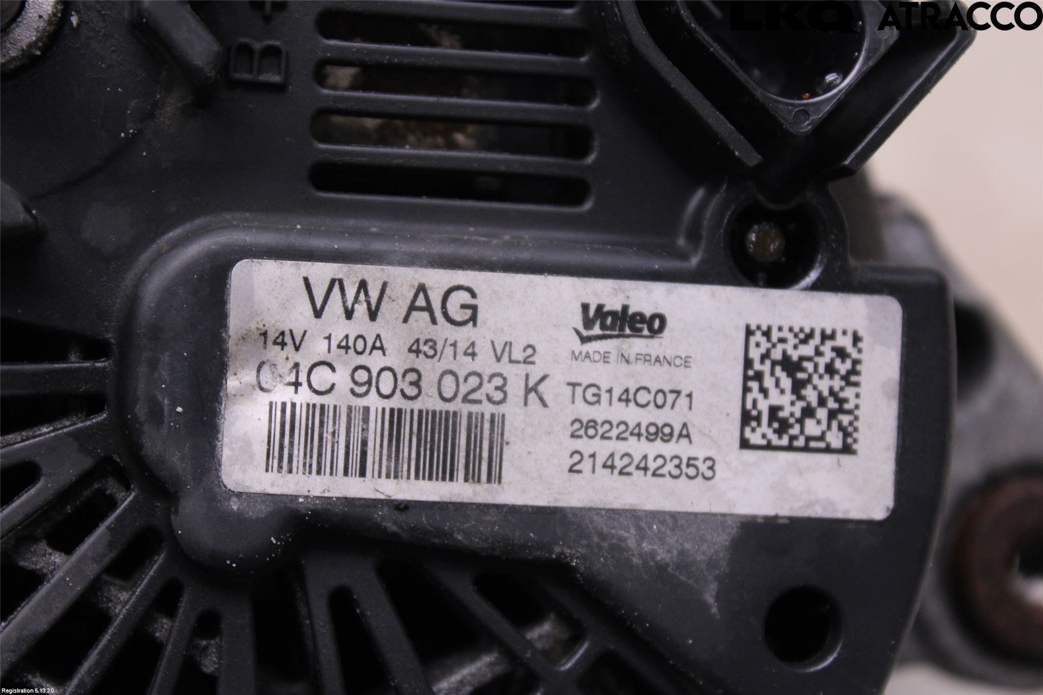 Volkswagen VW GOLF / E-GOLF VII 13-20 Dynamo