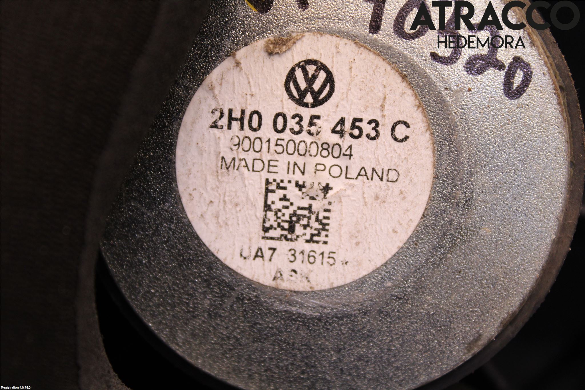 Volkswagen VW AMAROK 2H 10-22 Innr Høyttaler