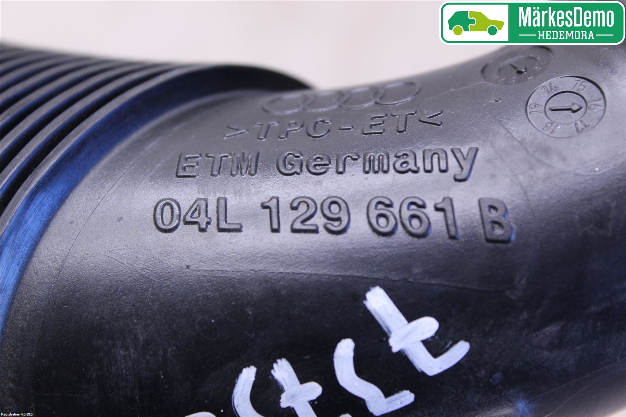 Audi A4/S4 B9 16-19 Intercooler Rør-Slange