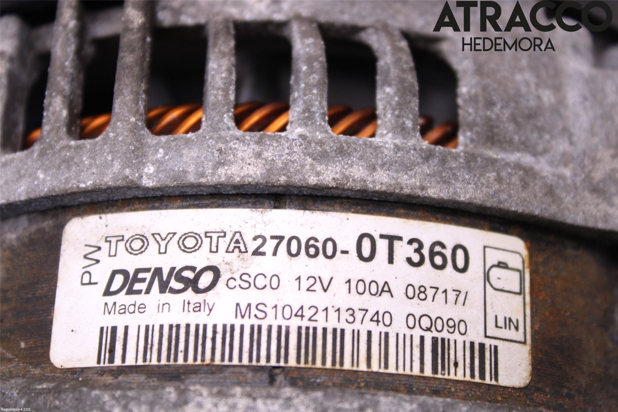 Toyota AVENSIS 16-18 Dynamo