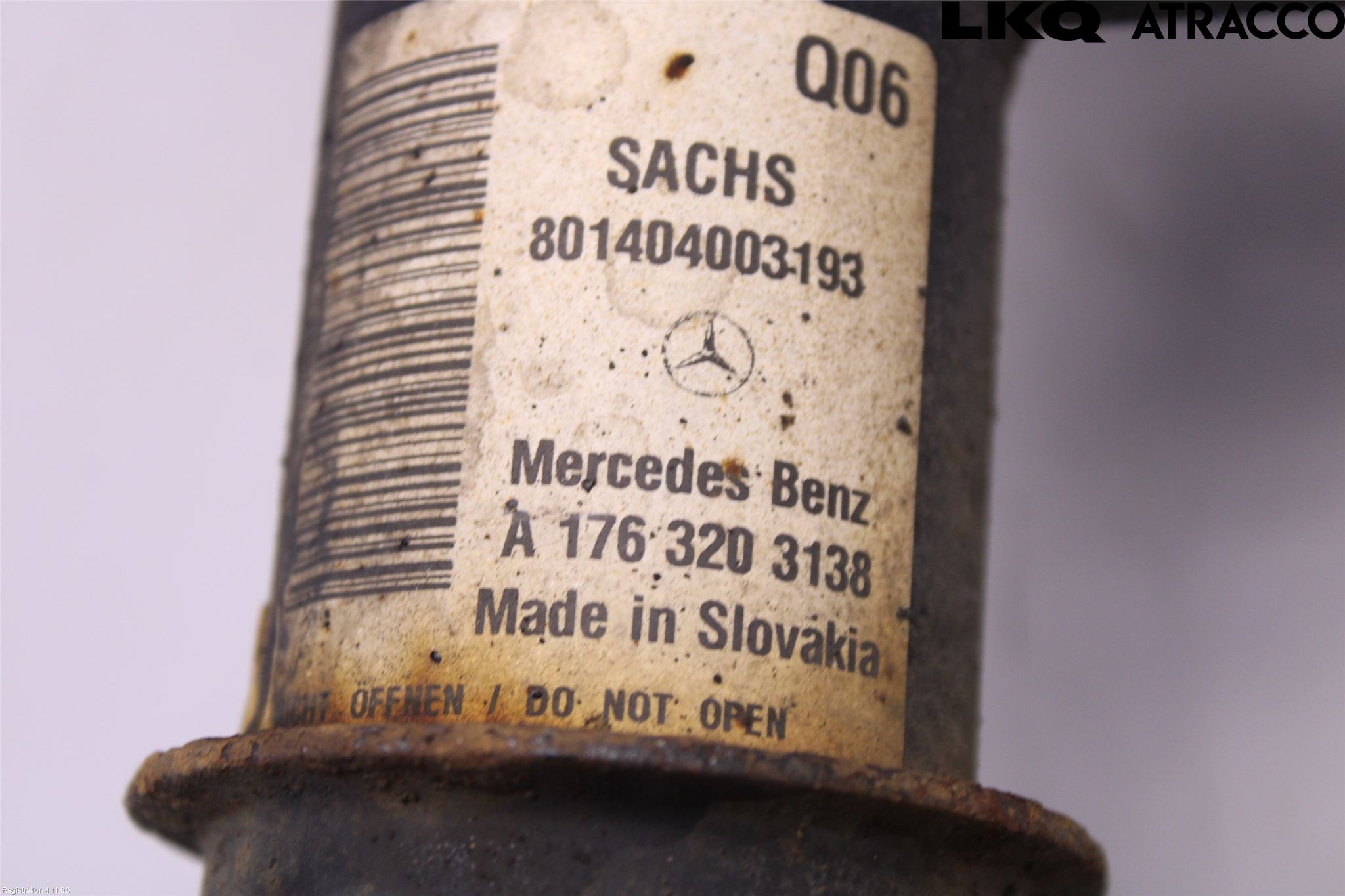 Mercedes-Benz MB CLA-KLASS (C117/X117) 13-19 Fjærbein Foran Venstre