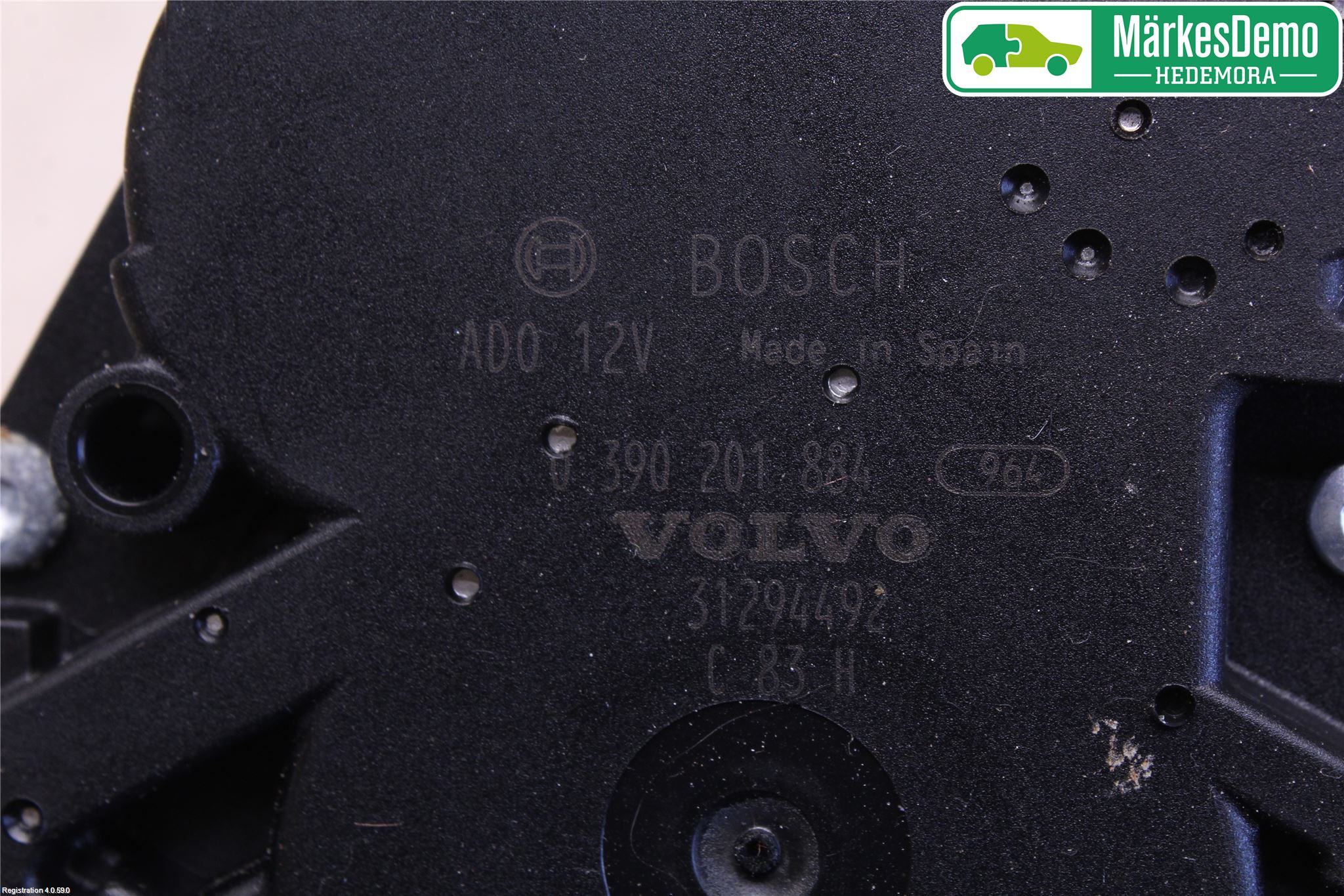 Volvo V60 11-13 Viskermotor Bakluke